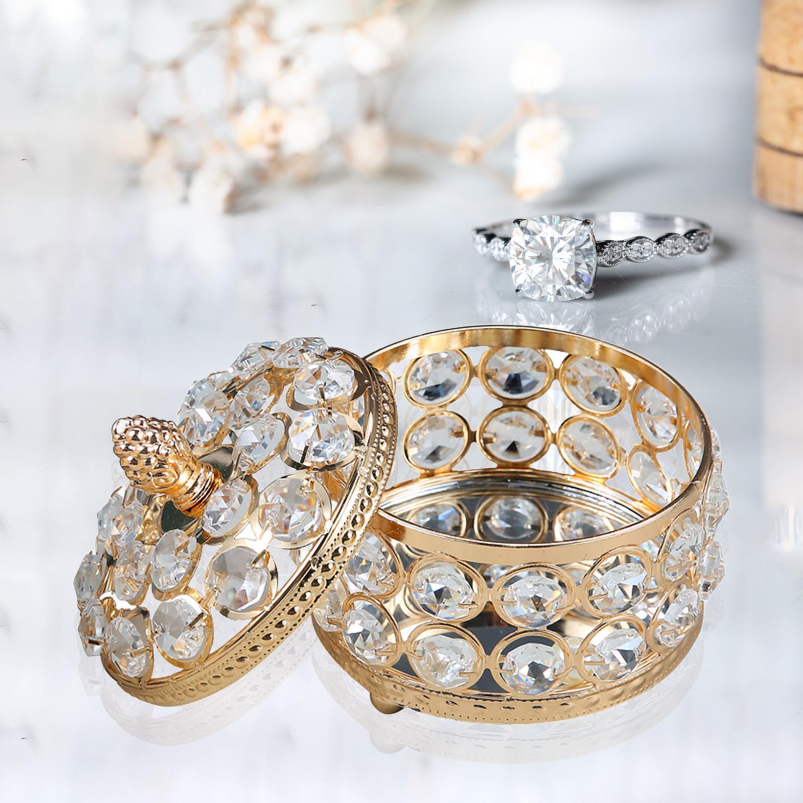 Jewelry Box Trinket Storage Organizer for Earrings Necklaces Bracelets Girls m