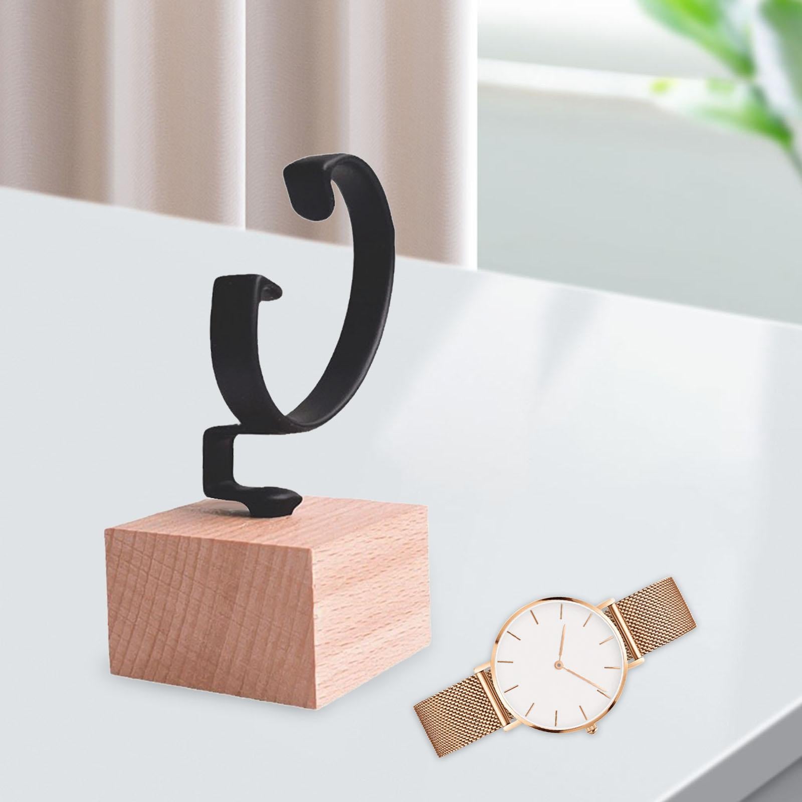 Watch Display Stand Wooden Base Premium Bracket for Showcase Shop Retail Sales kid