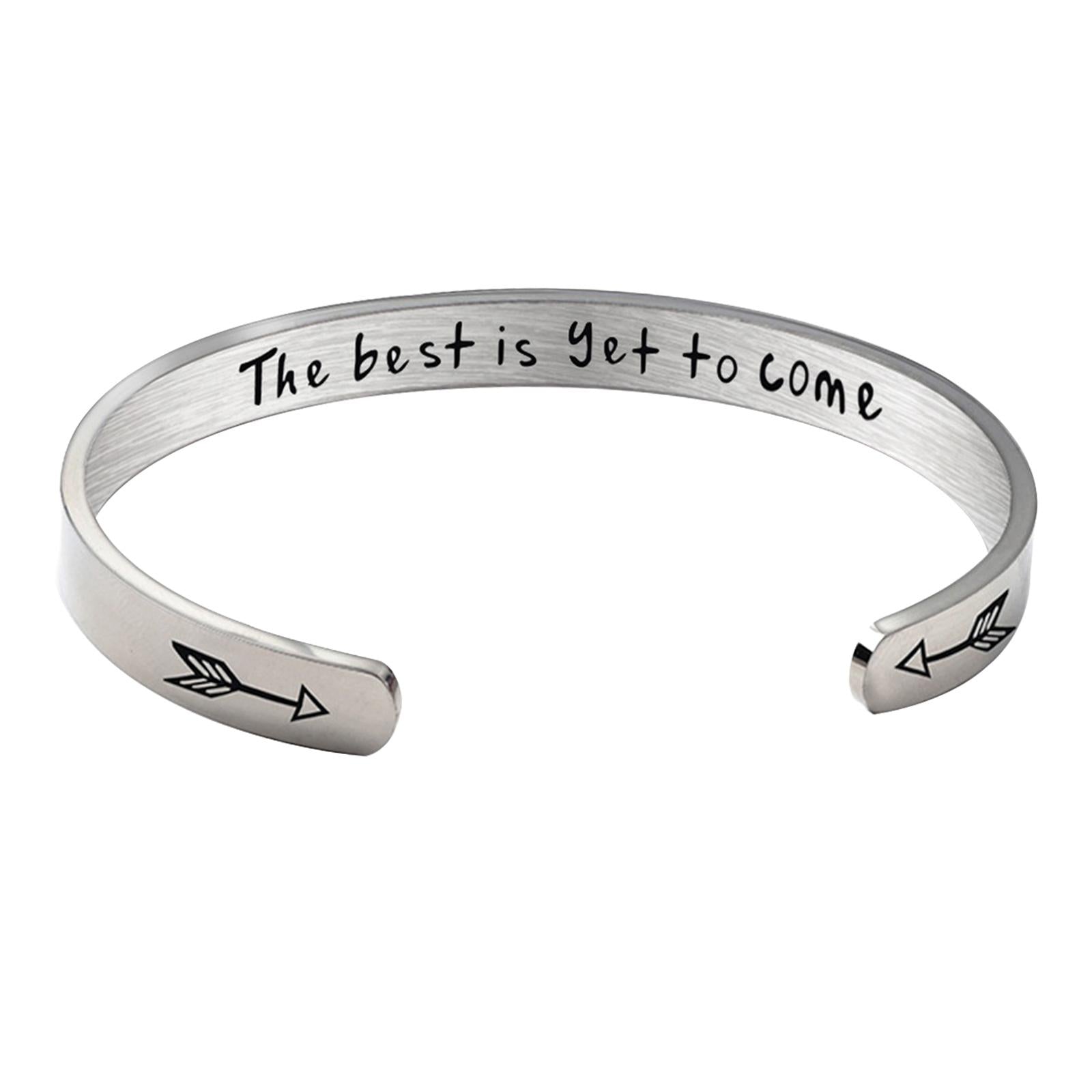 Open Cuff Bracelet Gift Cuff Bangle Bracelet for Birthday Engagement Friends