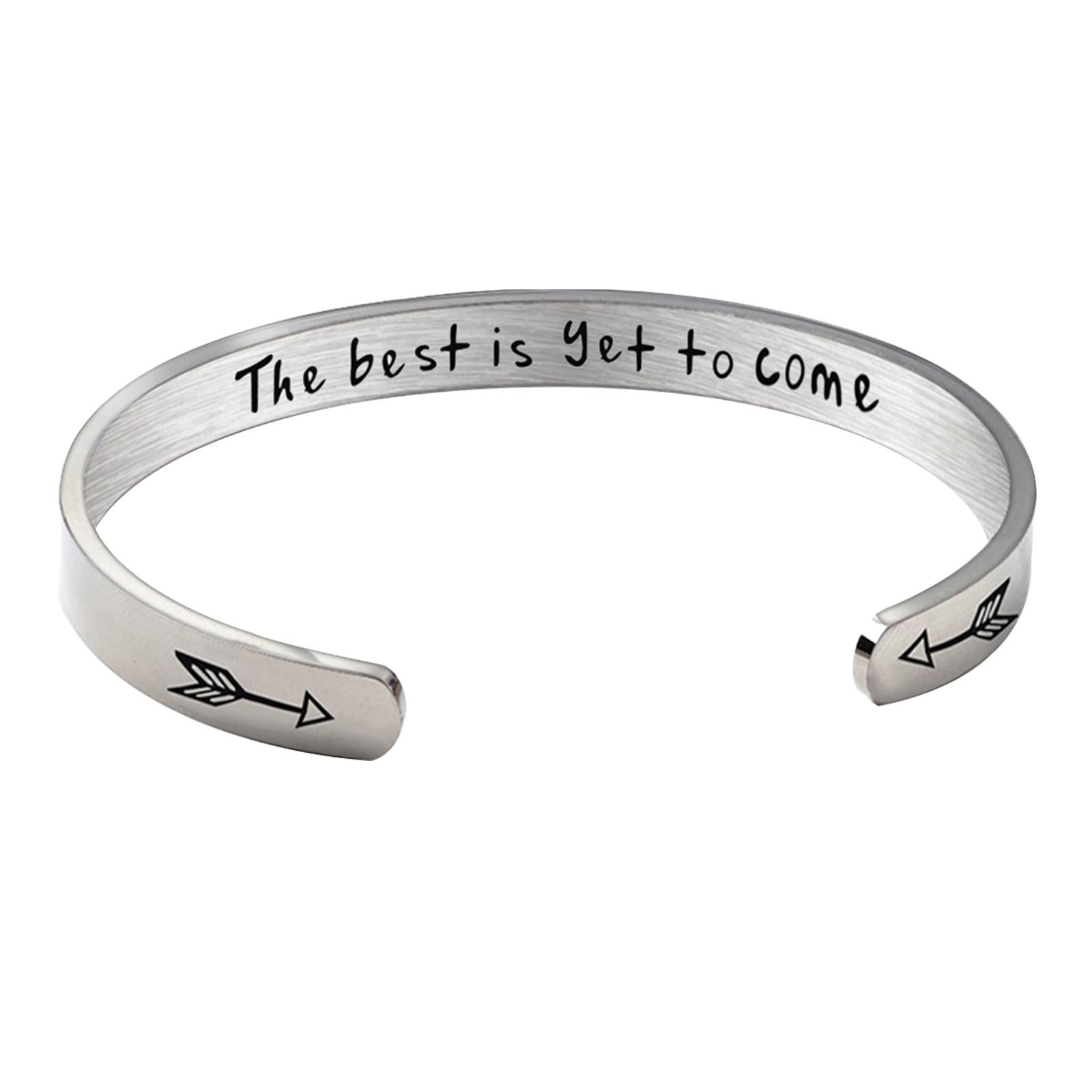 Open Cuff Bracelet Gift Cuff Bangle Bracelet for Birthday Engagement Friends