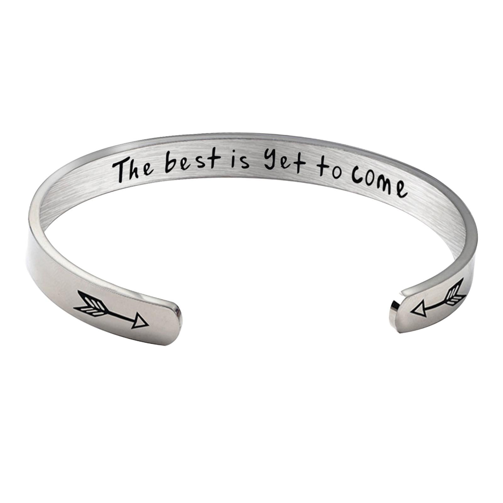 Open Cuff Bracelet Gift Cuff Bangle Bracelet for Birthday Engagement Friends