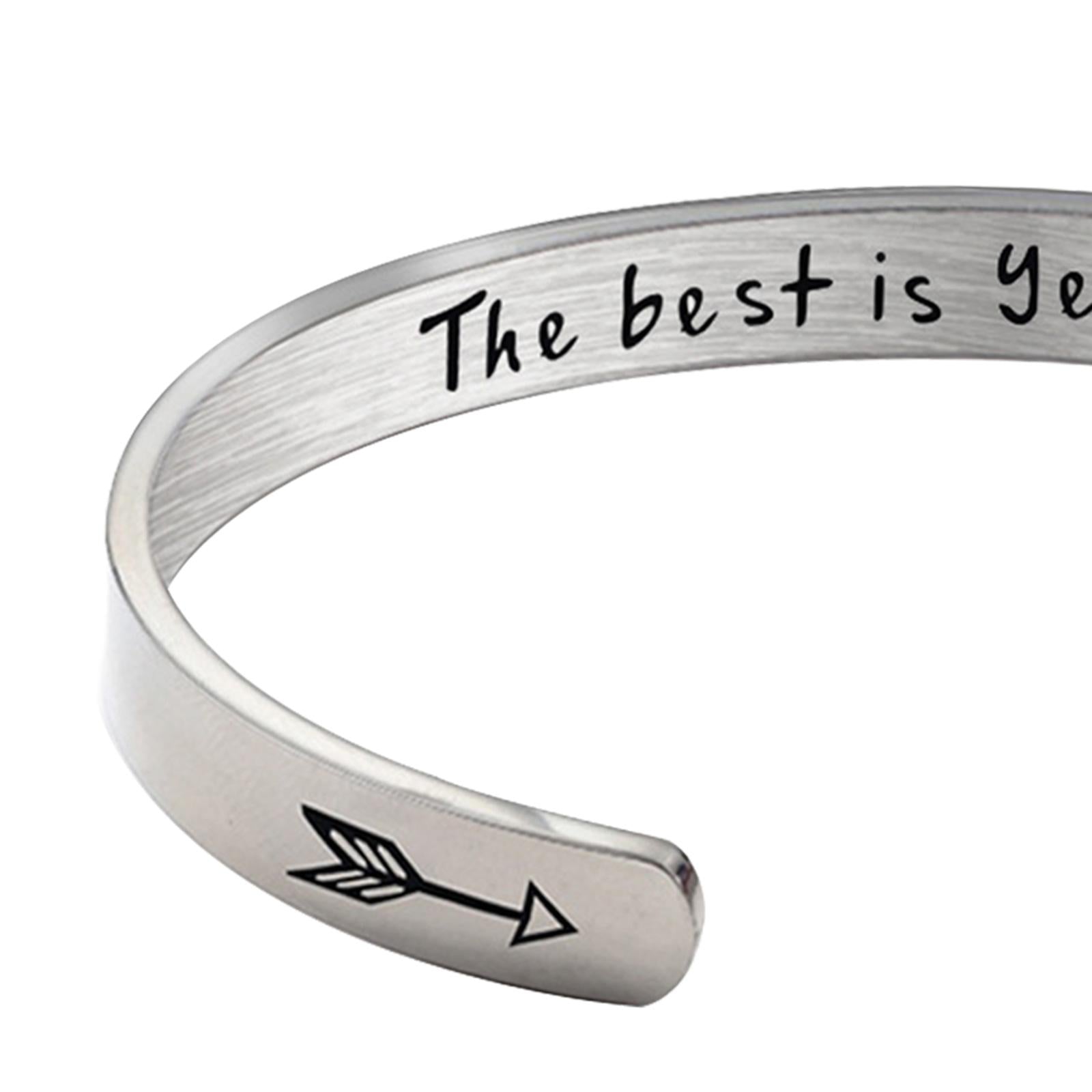 Open Cuff Bracelet Gift Cuff Bangle Bracelet for Birthday Engagement Friends