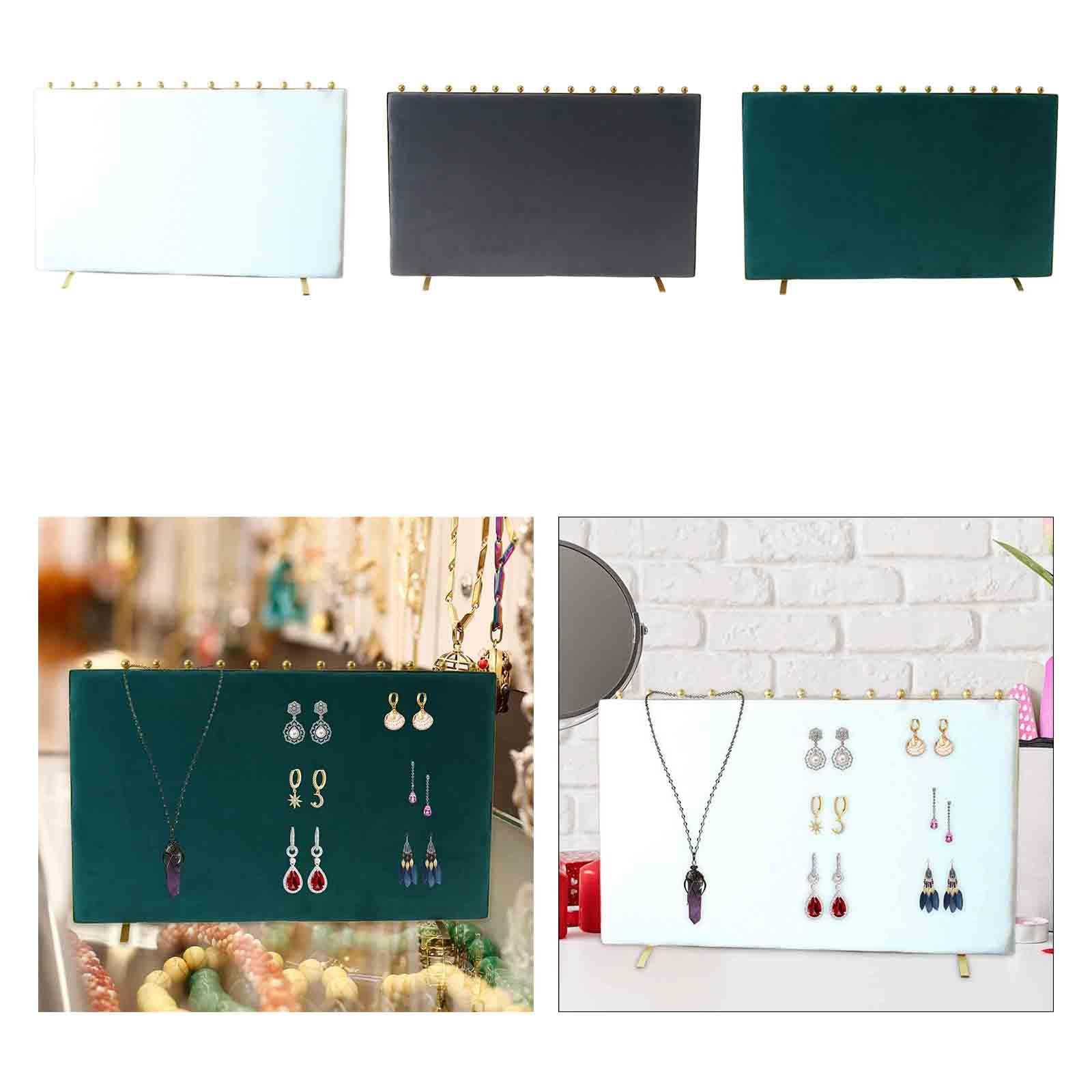 Earring Display Stand Portable Gift for Shopping Mall Dresser Live Broadcast white