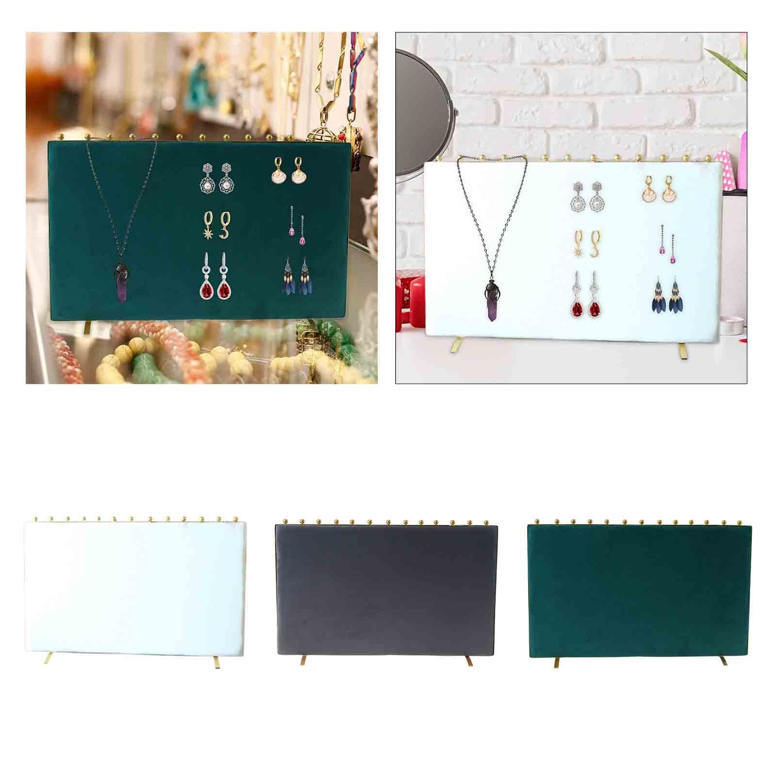 Earring Display Stand Portable Gift for Shopping Mall Dresser Live Broadcast white