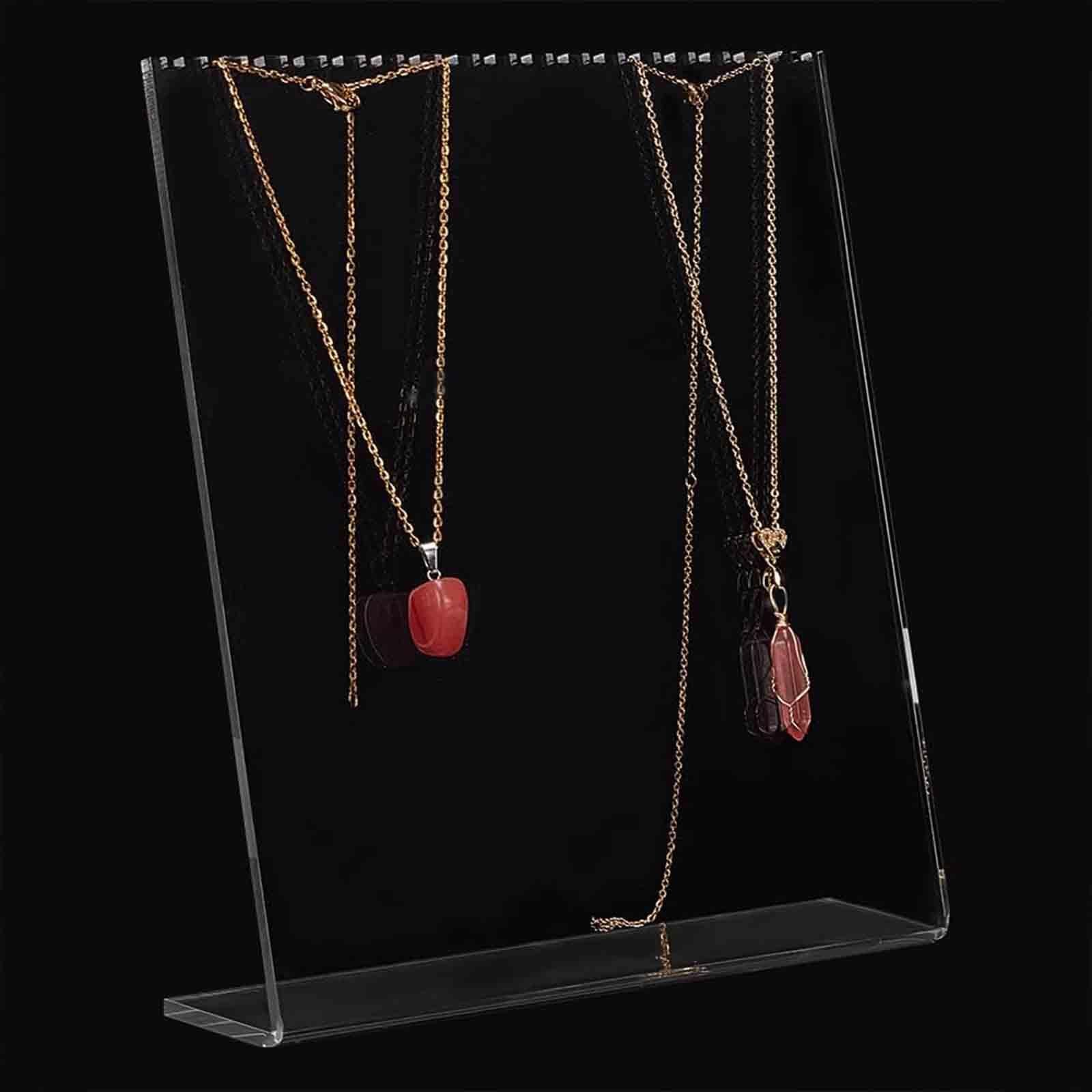 Necklace Stand Stable Jewelry Display Rack for Dresser Retail Stores Shelves