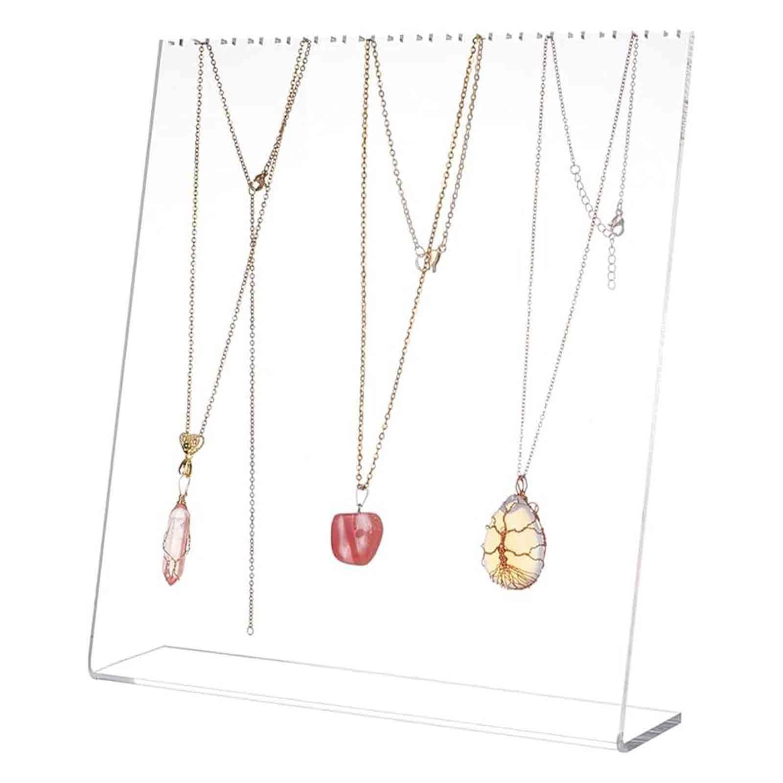 Necklace Stand Stable Jewelry Display Rack for Dresser Retail Stores Shelves