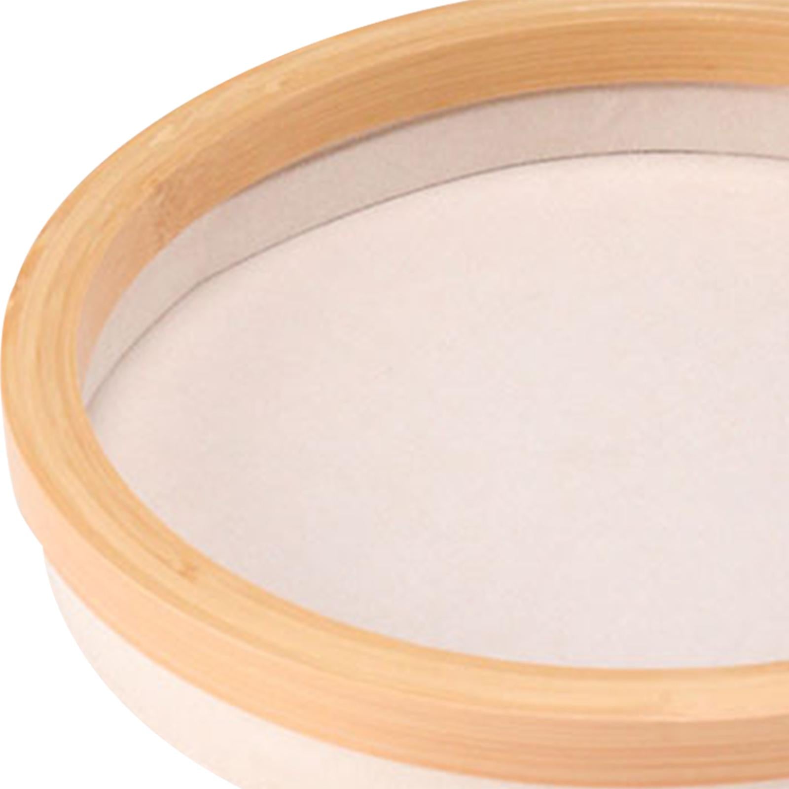 Jewelry Tray Round Jewelry Holder for Bangle Necklace Bracelet Rings Earring Beige