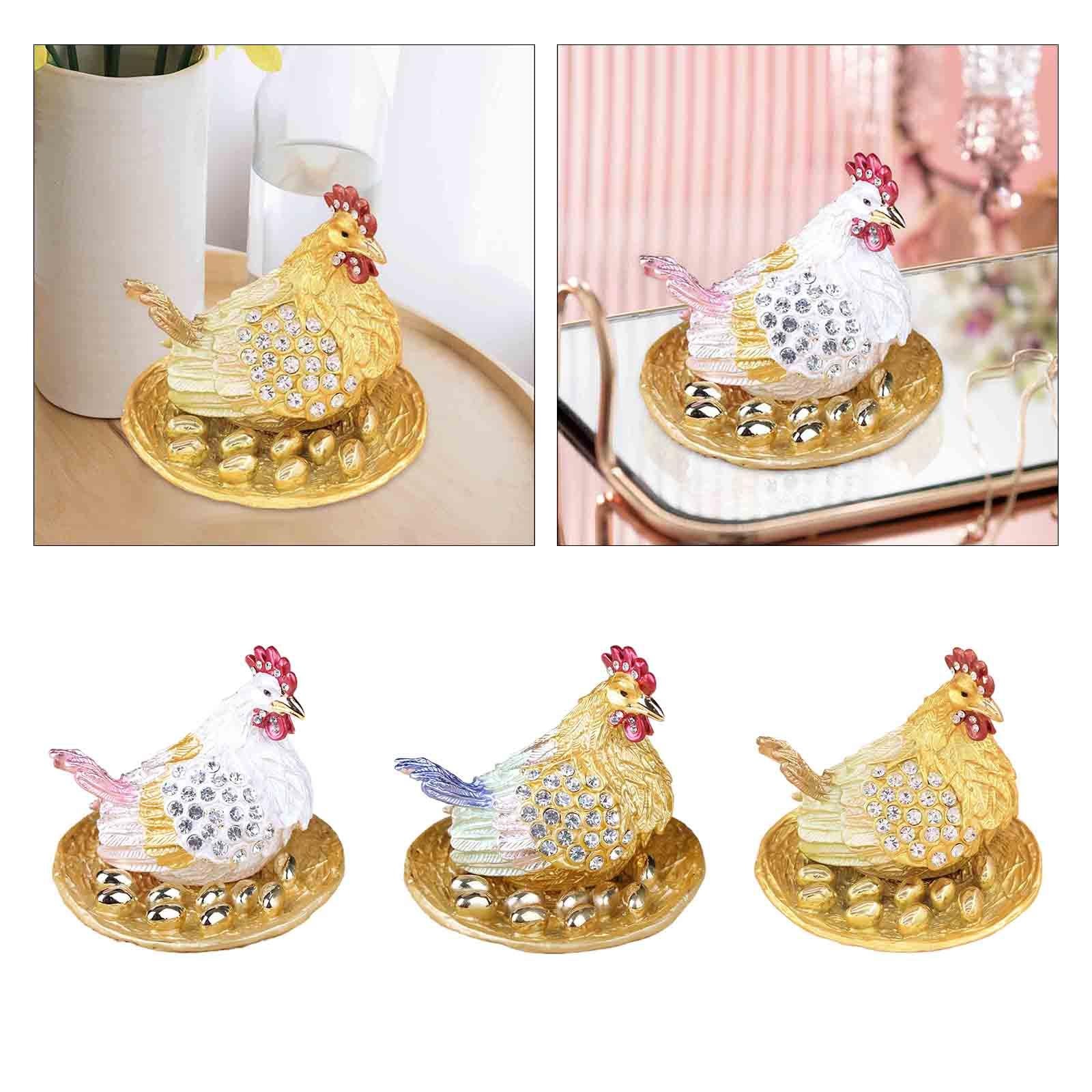 Jewelry Box Dresser Trinket Box for Necklaces Bracelets Ear Studs Home Decor Pink