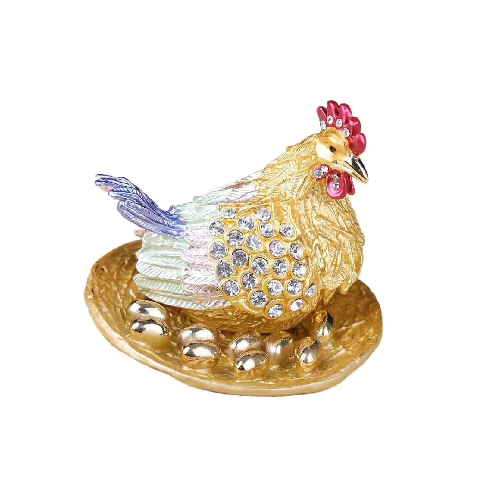 Jewelry Box Dresser Trinket Box for Necklaces Bracelets Ear Studs Home Decor Purple