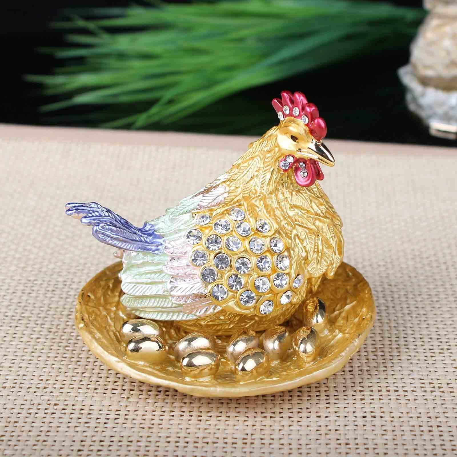 Jewelry Box Dresser Trinket Box for Necklaces Bracelets Ear Studs Home Decor Purple