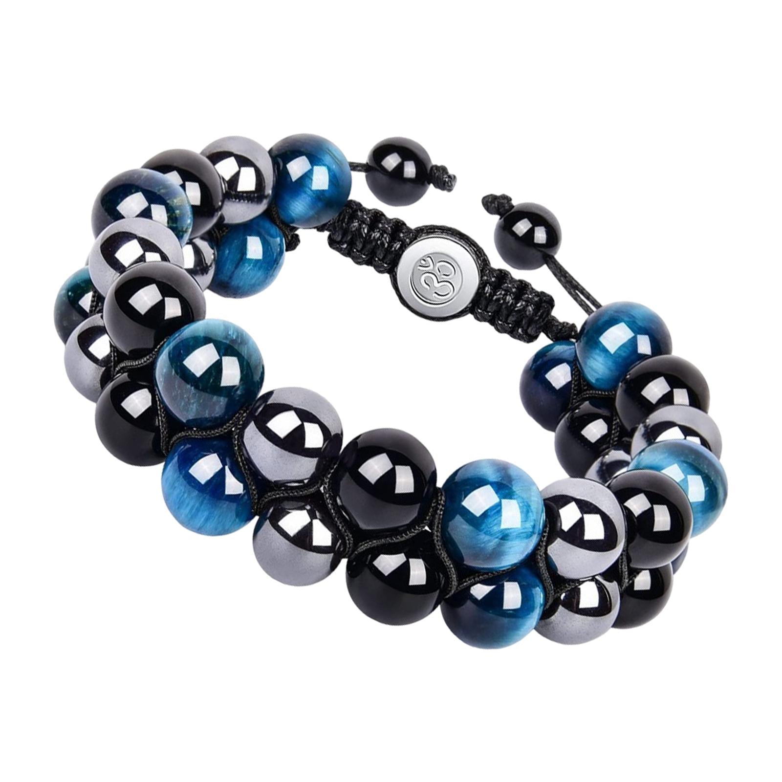 Stone Cuff Bracelet Simple Jewelry for Boyfriend Father's Day Valentines Day