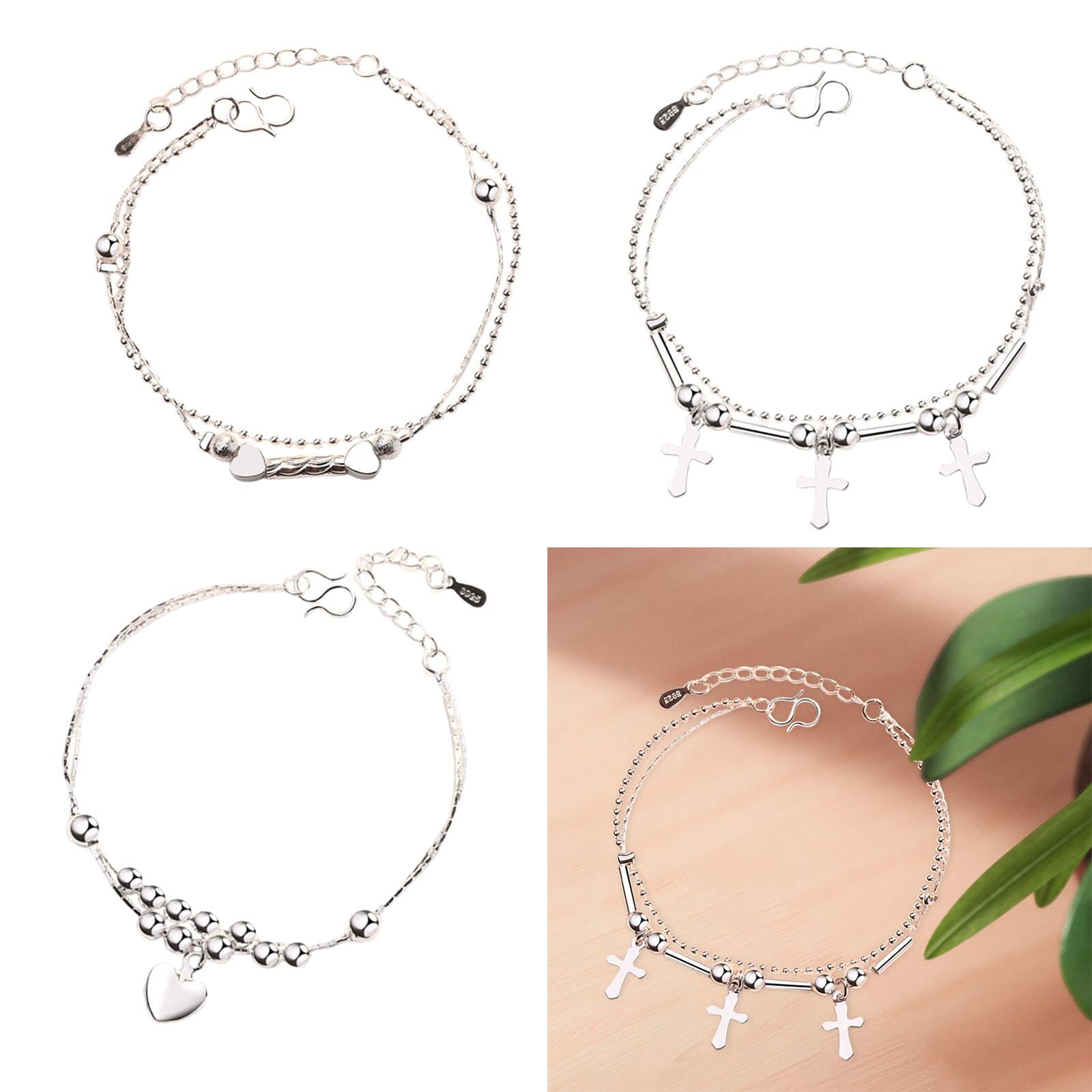 Women Bracelet Mother's Day Gift Wrist Jewelry for Holidays Engagement Lover No Heart