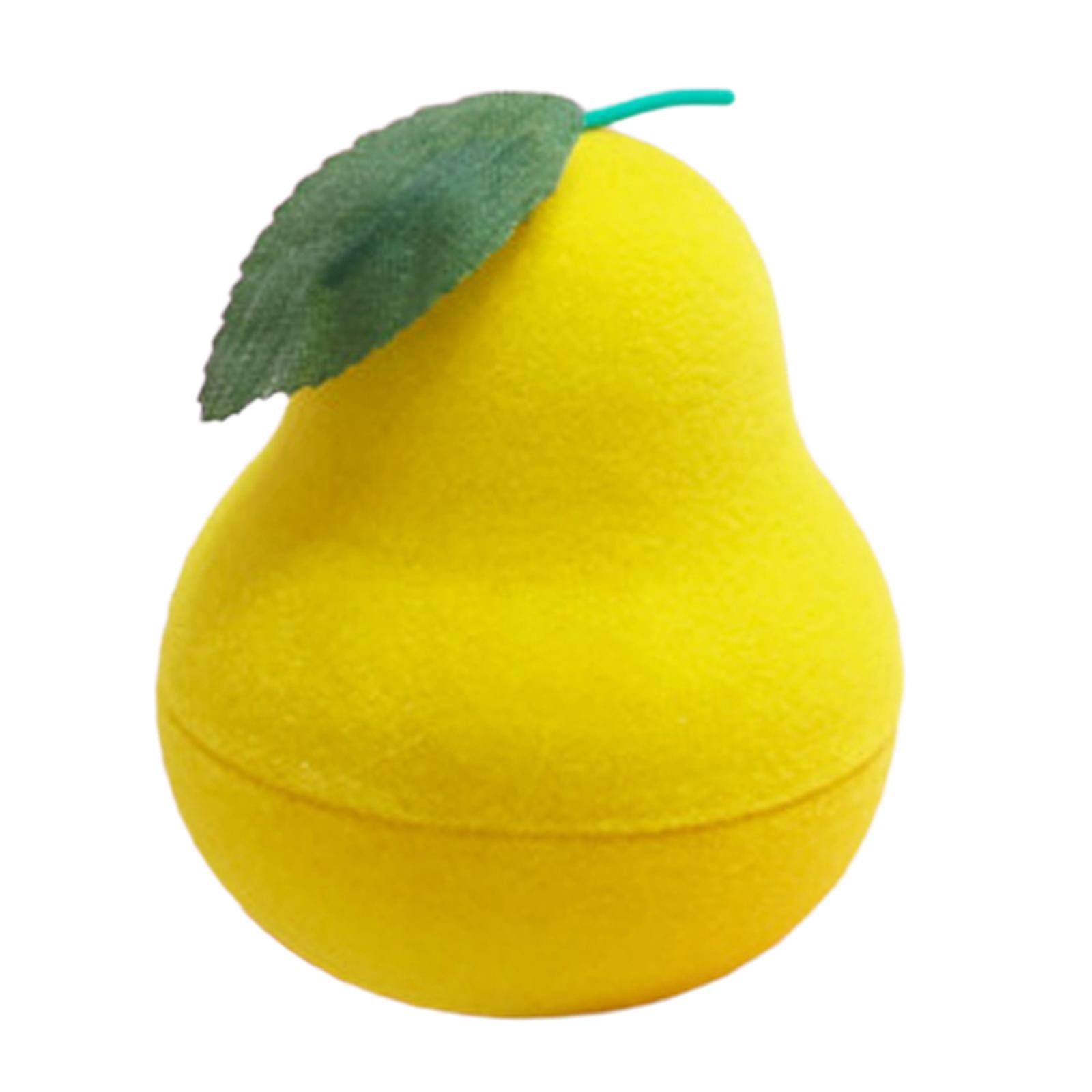 Wedding Ring Box Pear Shape Portable Jewelry Box for Proposal Ceremony Party