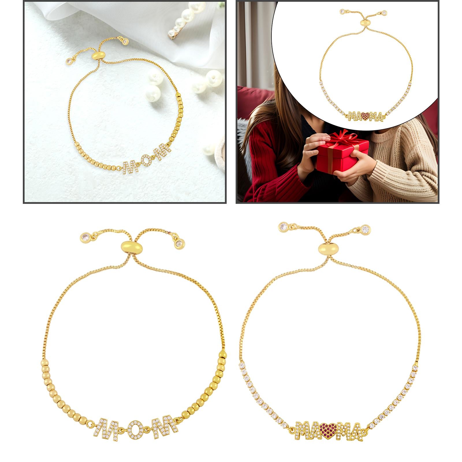 Chain Bracelet Casual Mother's Day Gift for Engagement Thanksgiving New Year Mom