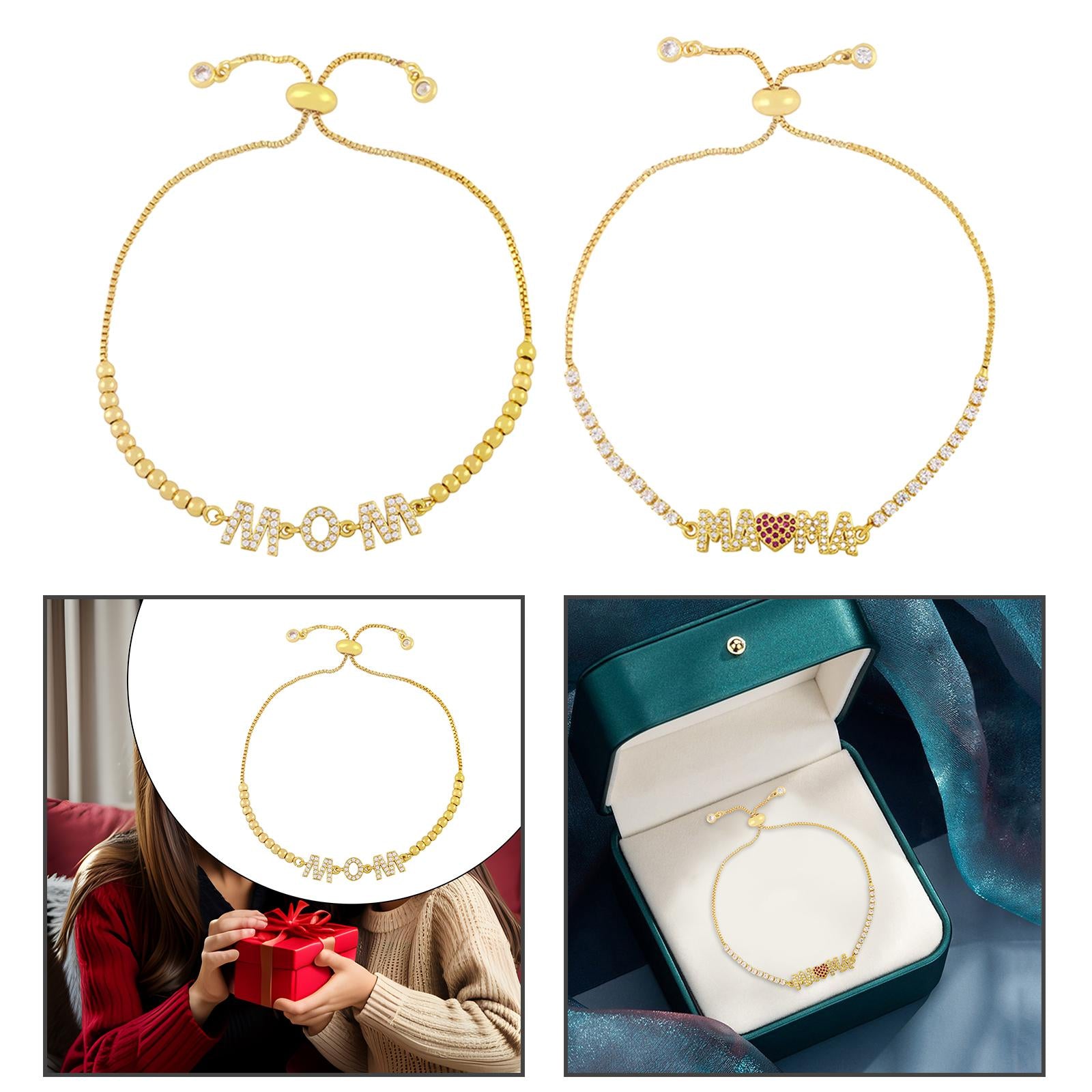 Chain Bracelet Casual Mother's Day Gift for Engagement Thanksgiving New Year Mom