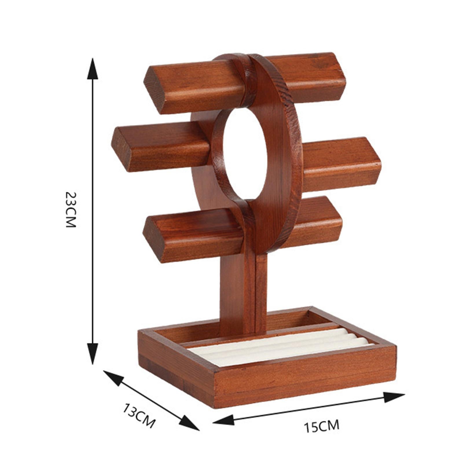 Wood Bracelet Holder Jewelry Organizer for Live Broadcast Jewelry Store Home