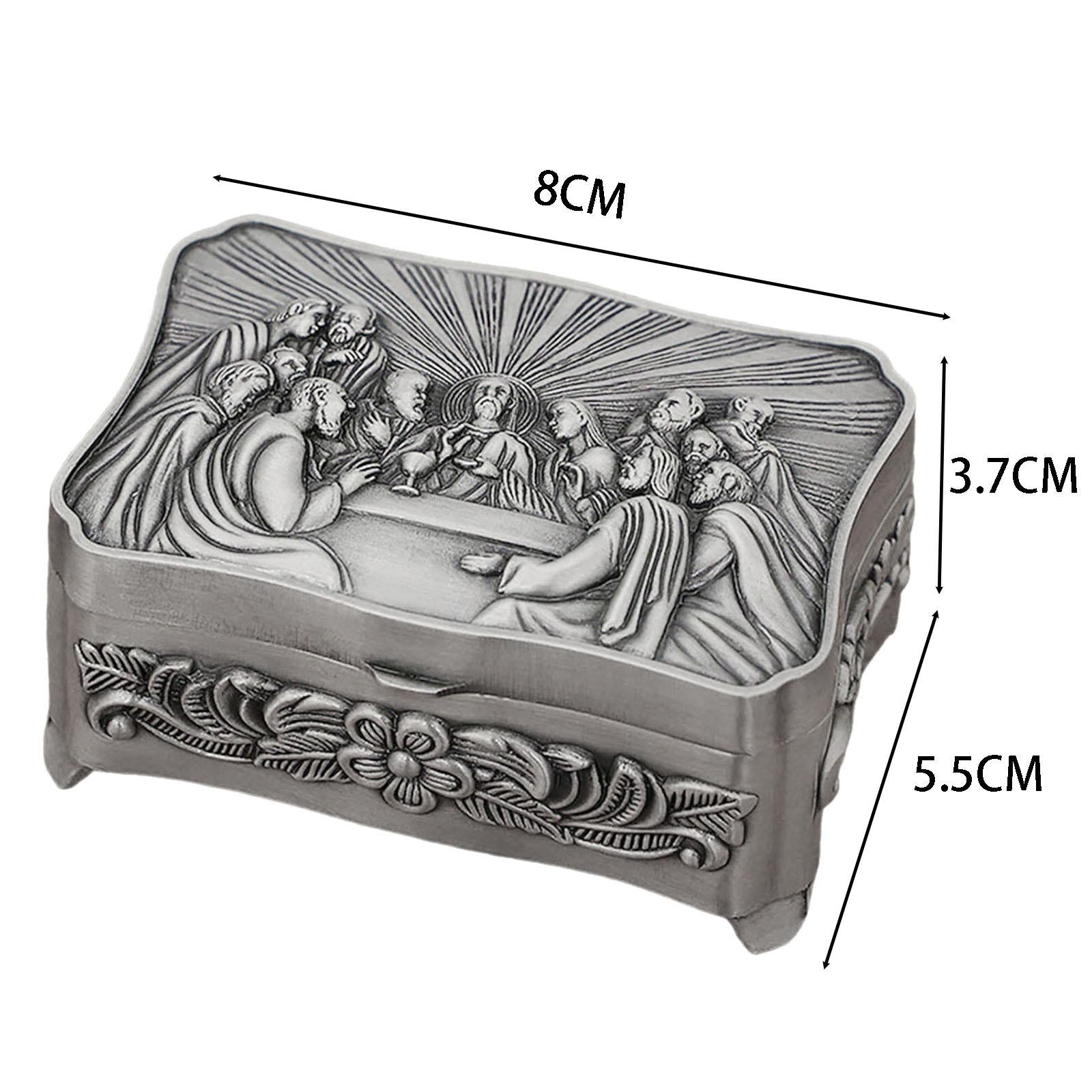 Jewelry Organizer Box Gift Decorative Jewelry Box for Necklace Earring Rings