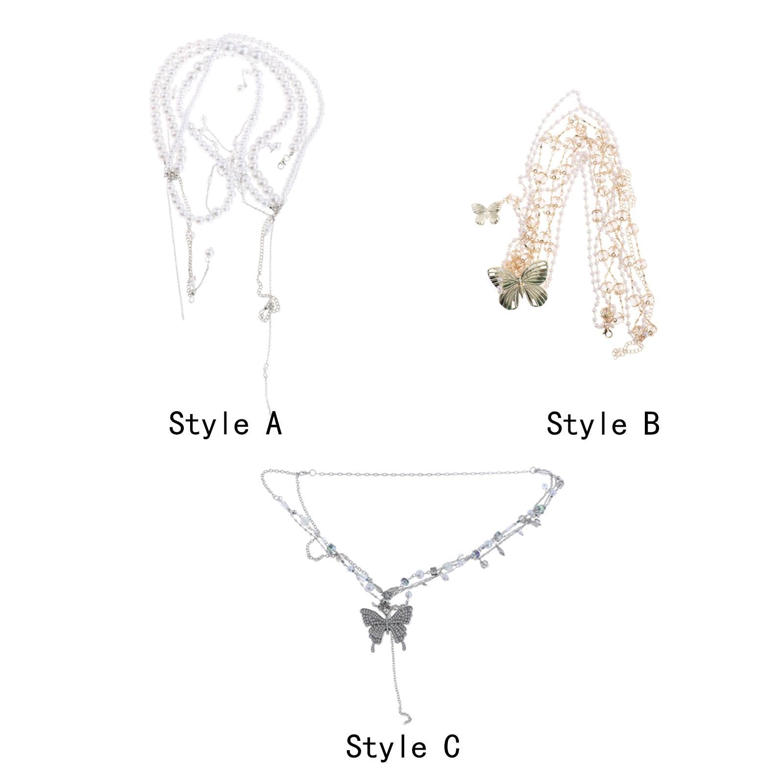 Waist Chain for Dress Adjustable Fashion Body Decoration Alloy Waist Jewelry Style A