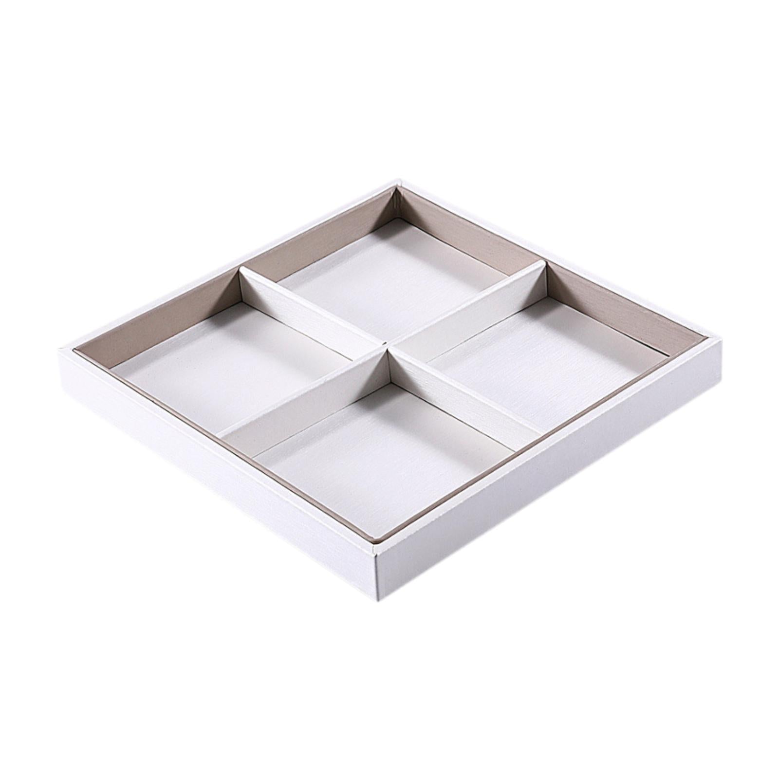 Jewelry Tray Stylish for Women Bracelet Organizer for Store Selling Showcase Four Grids
