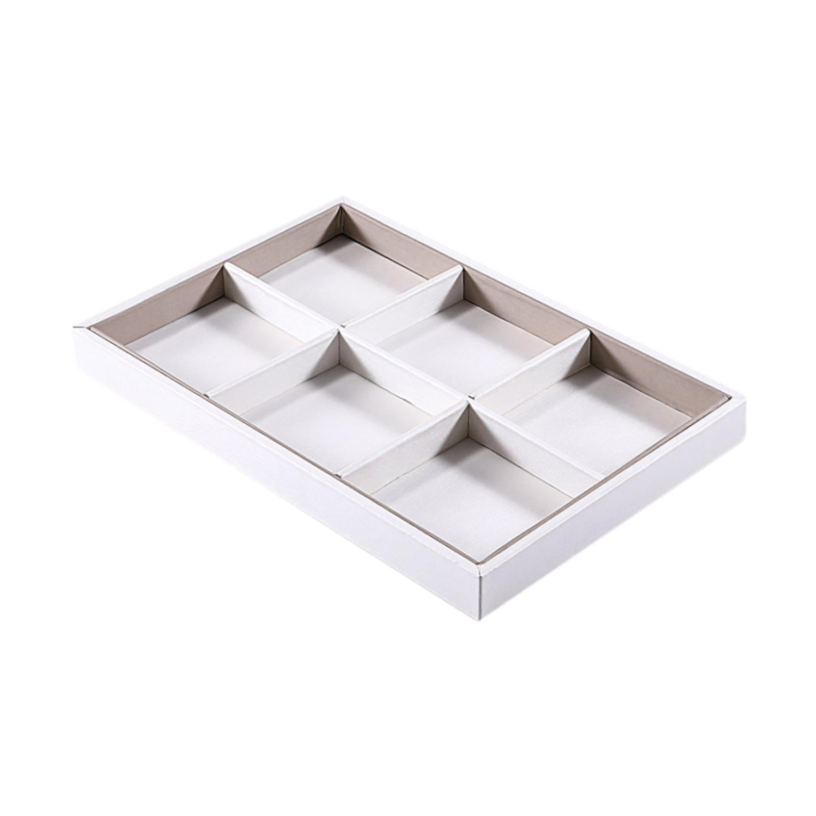 Jewelry Tray Stylish for Women Bracelet Organizer for Store Selling Showcase Six Grids