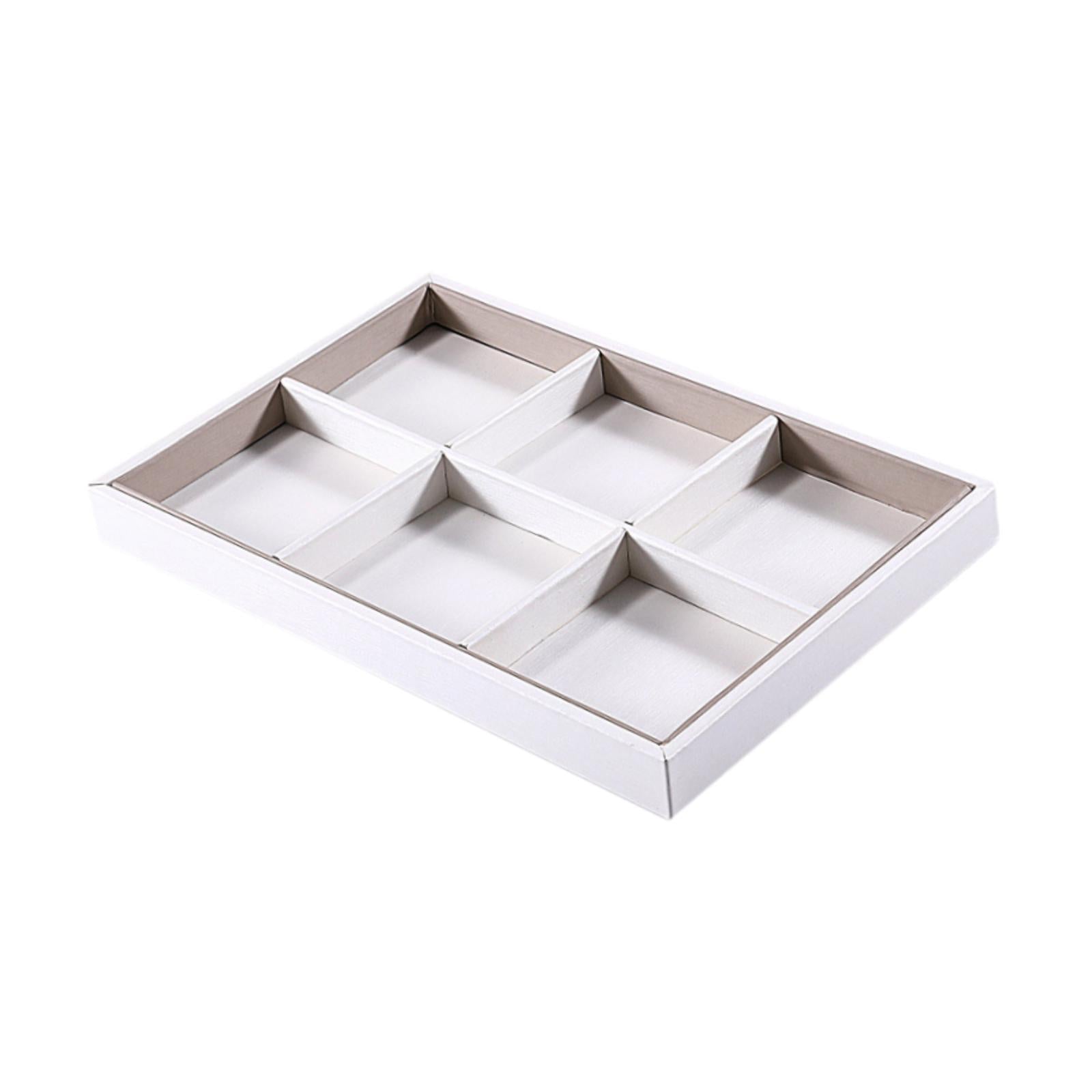 Jewelry Tray Stylish for Women Bracelet Organizer for Store Selling Showcase Six Grids