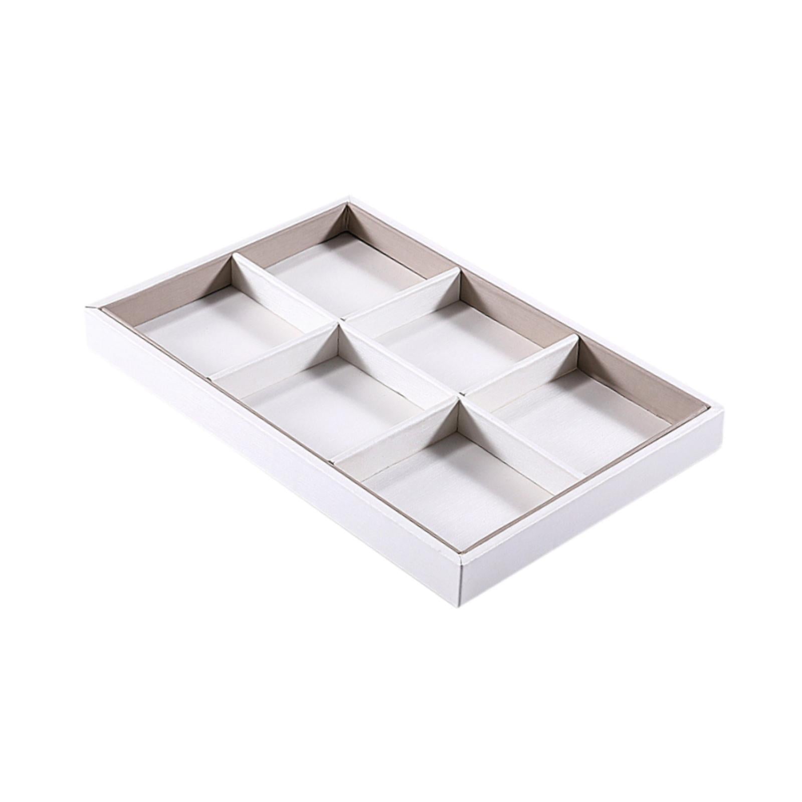 Jewelry Tray Stylish for Women Bracelet Organizer for Store Selling Showcase Six Grids