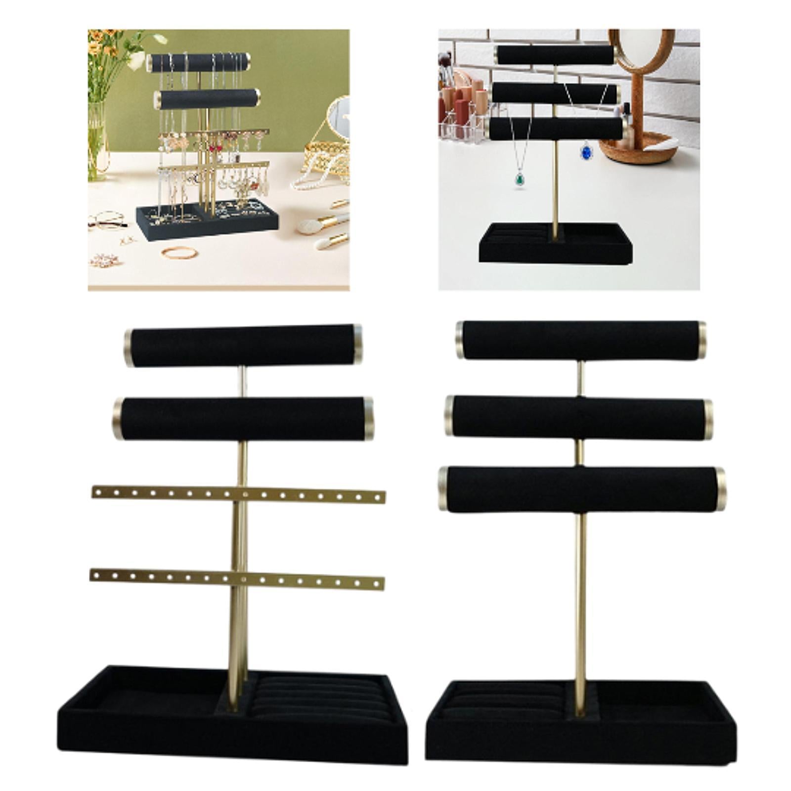 Jewelry Holder Organizer Necklaces Holder Storage for Rings Bracelets Stores with Hole