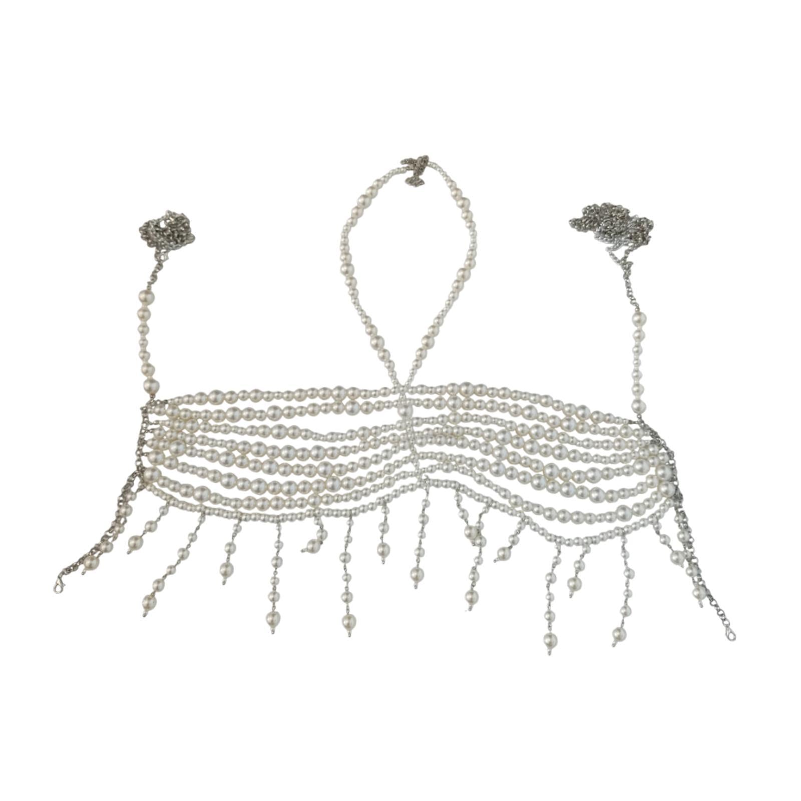 Women Body Chain Bra Chain Trendy Chest Chain for Dressing up Nightclub Rave