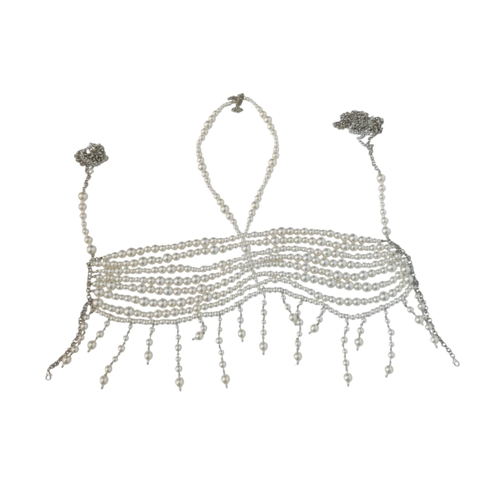 Women Body Chain Bra Chain Trendy Chest Chain for Dressing up Nightclub Rave