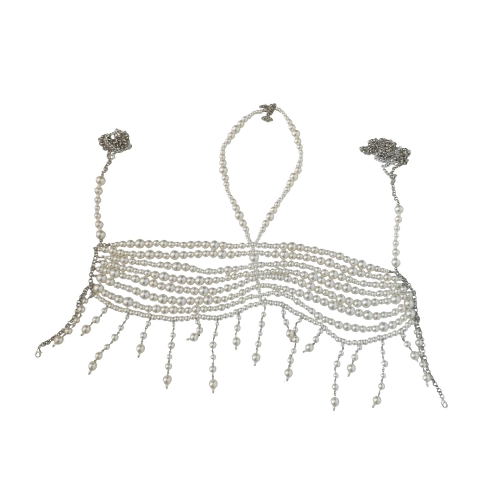 Women Body Chain Bra Chain Trendy Chest Chain for Dressing up Nightclub Rave