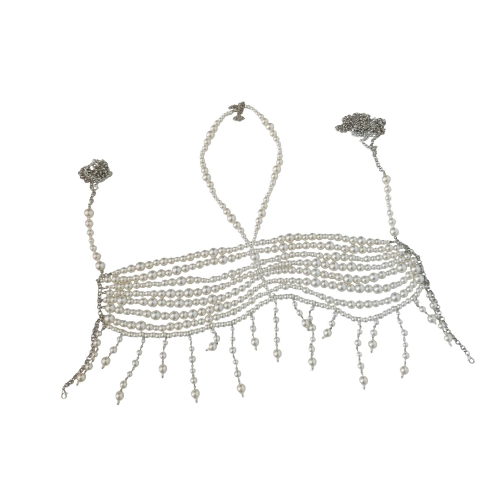 Women Body Chain Bra Chain Trendy Chest Chain for Dressing up Nightclub Rave