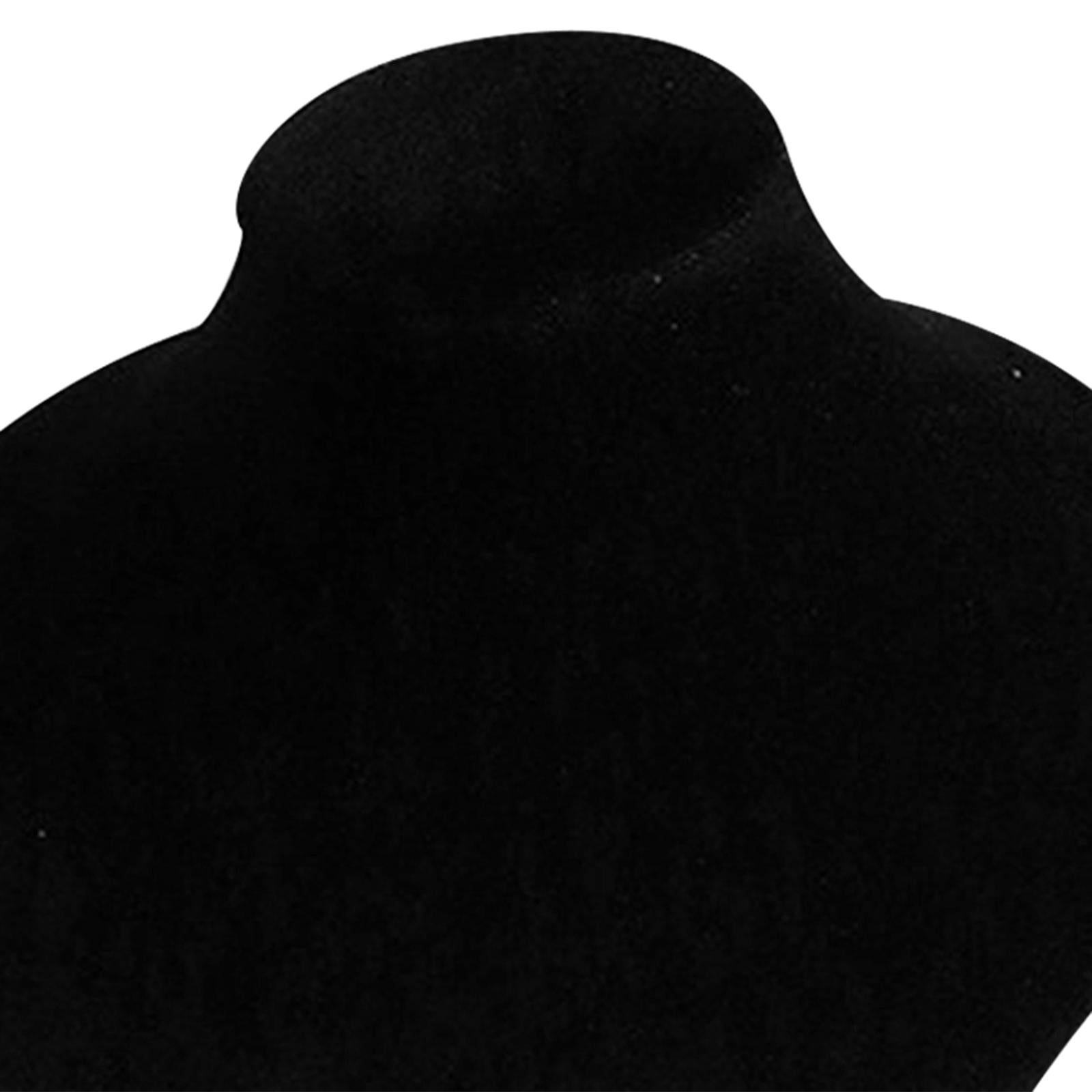 Necklace Display Stand Home Decor Storage Elegant Display Necklace Mannequin Black