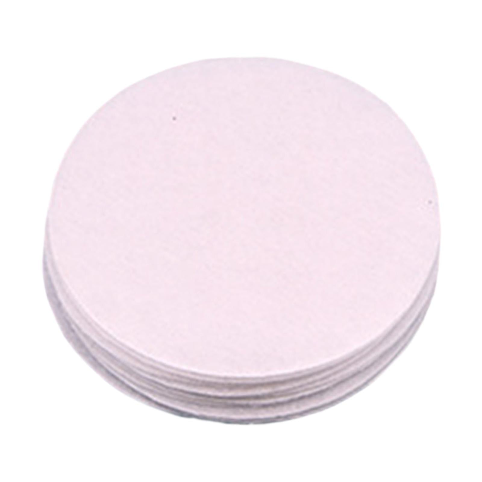 Non Woven Sheets Template Pads for Artificial Flower Making Brooch Handcraft 6cm White