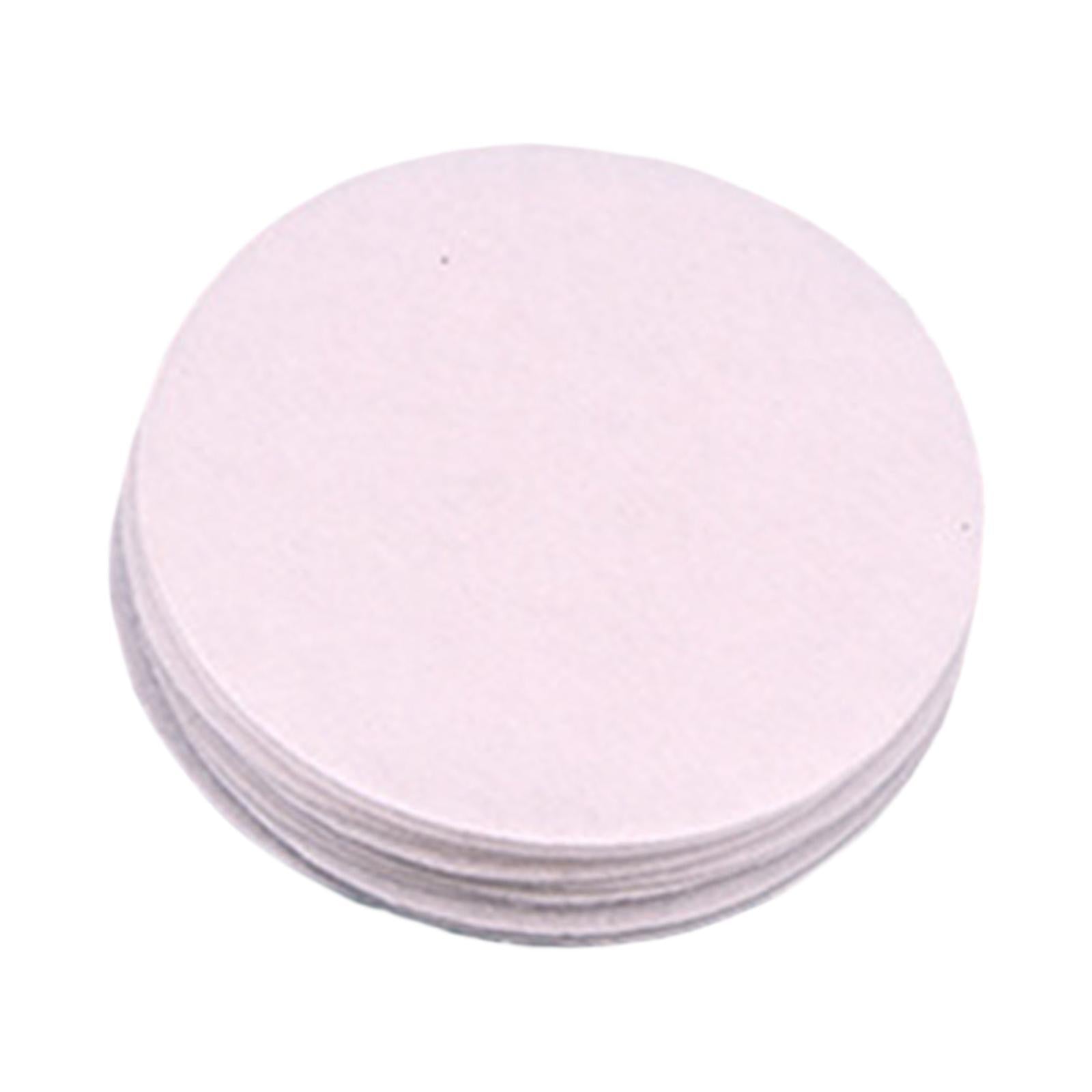 Non Woven Sheets Template Pads for Artificial Flower Making Brooch Handcraft 6cm White