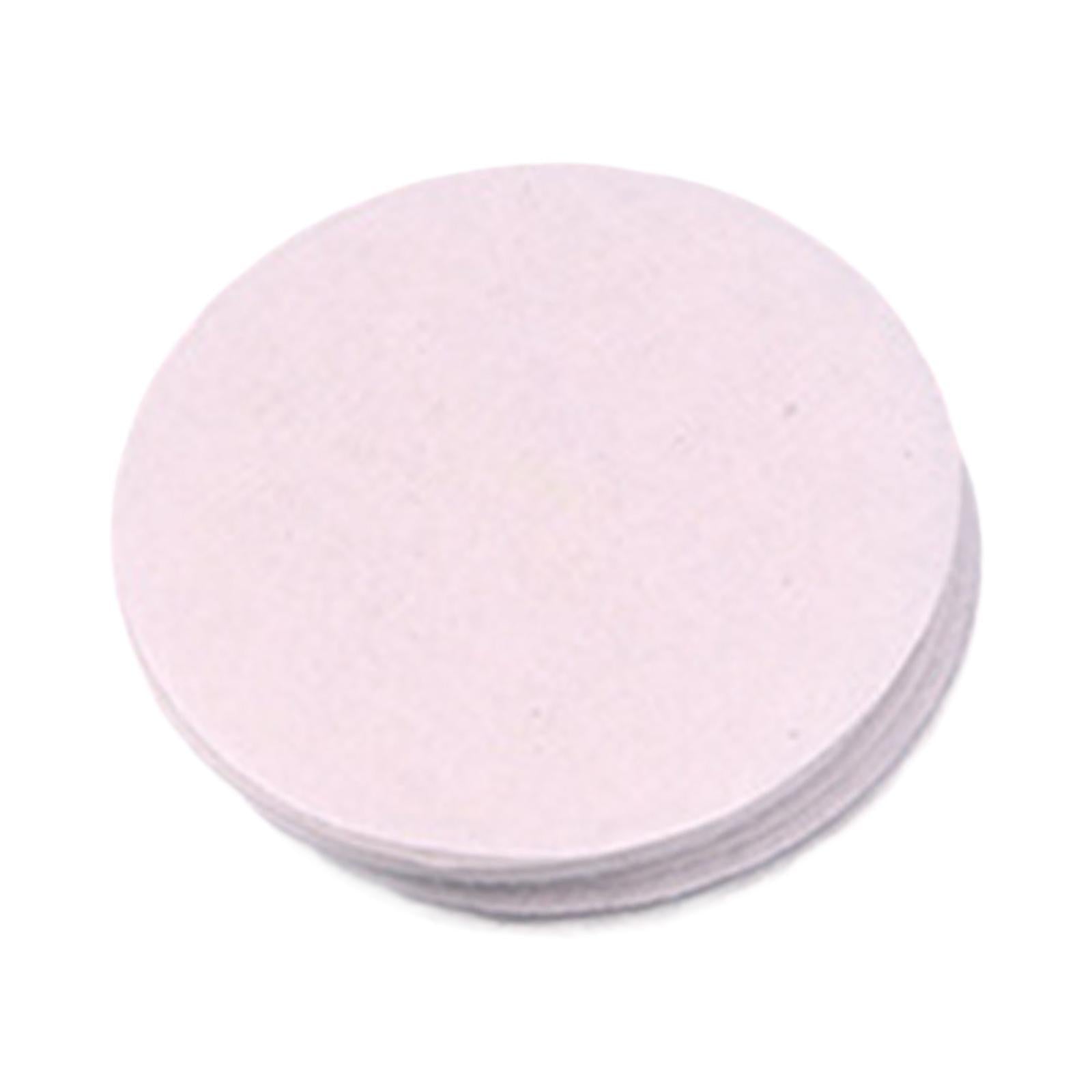 Non Woven Sheets Template Pads for Artificial Flower Making Brooch Handcraft 5cm White