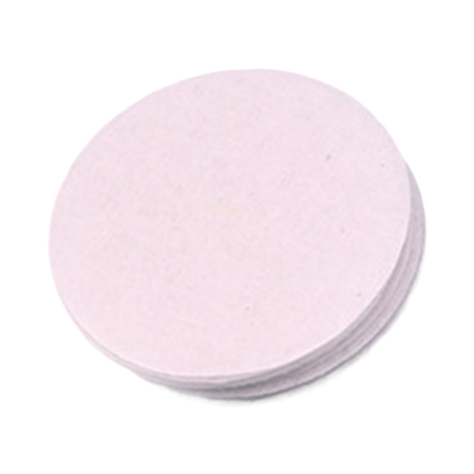 Non Woven Sheets Template Pads for Artificial Flower Making Brooch Handcraft 5cm White