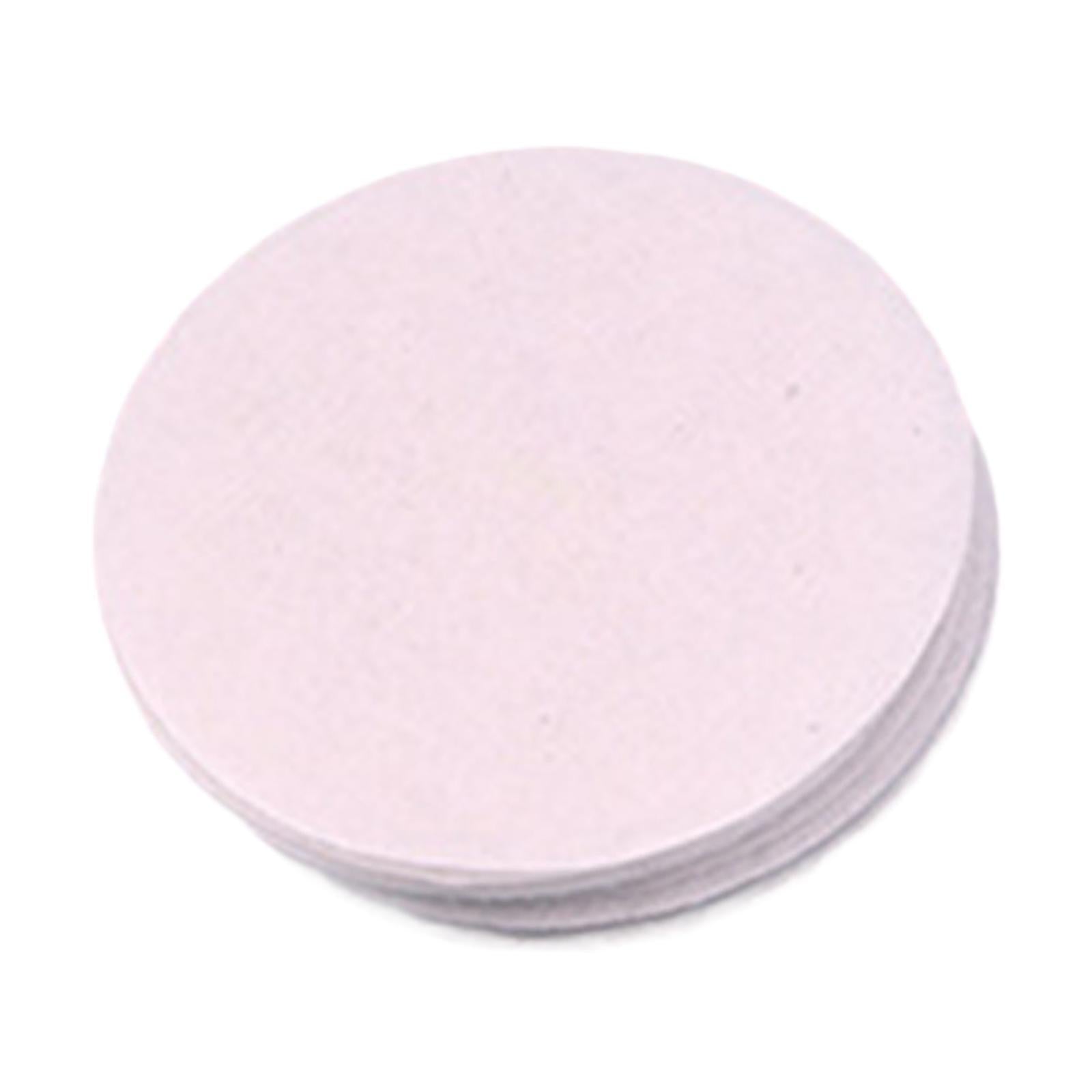 Non Woven Sheets Template Pads for Artificial Flower Making Brooch Handcraft 5cm White