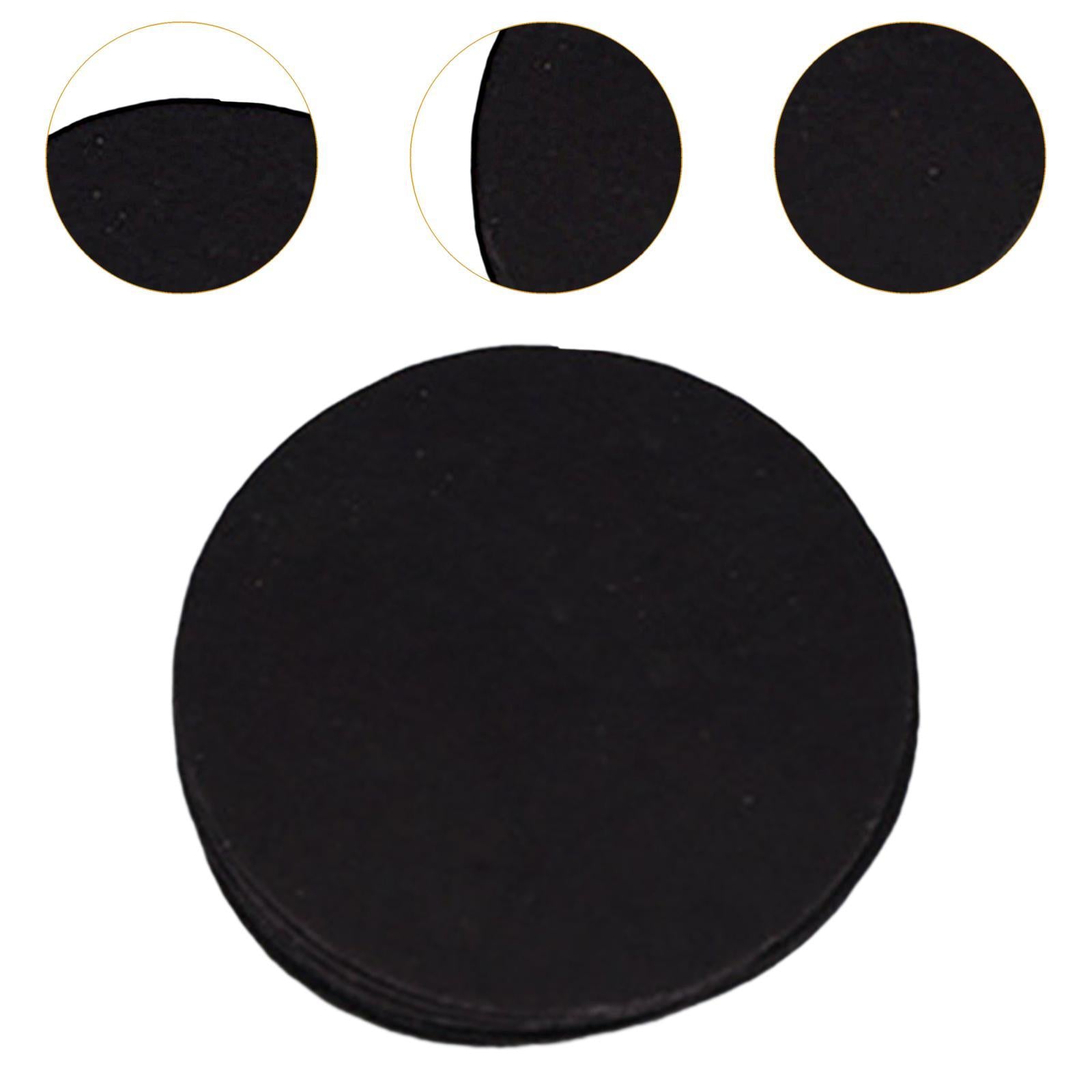 Non Woven Sheets Template Pads for Artificial Flower Making Brooch Handcraft 6cm Black