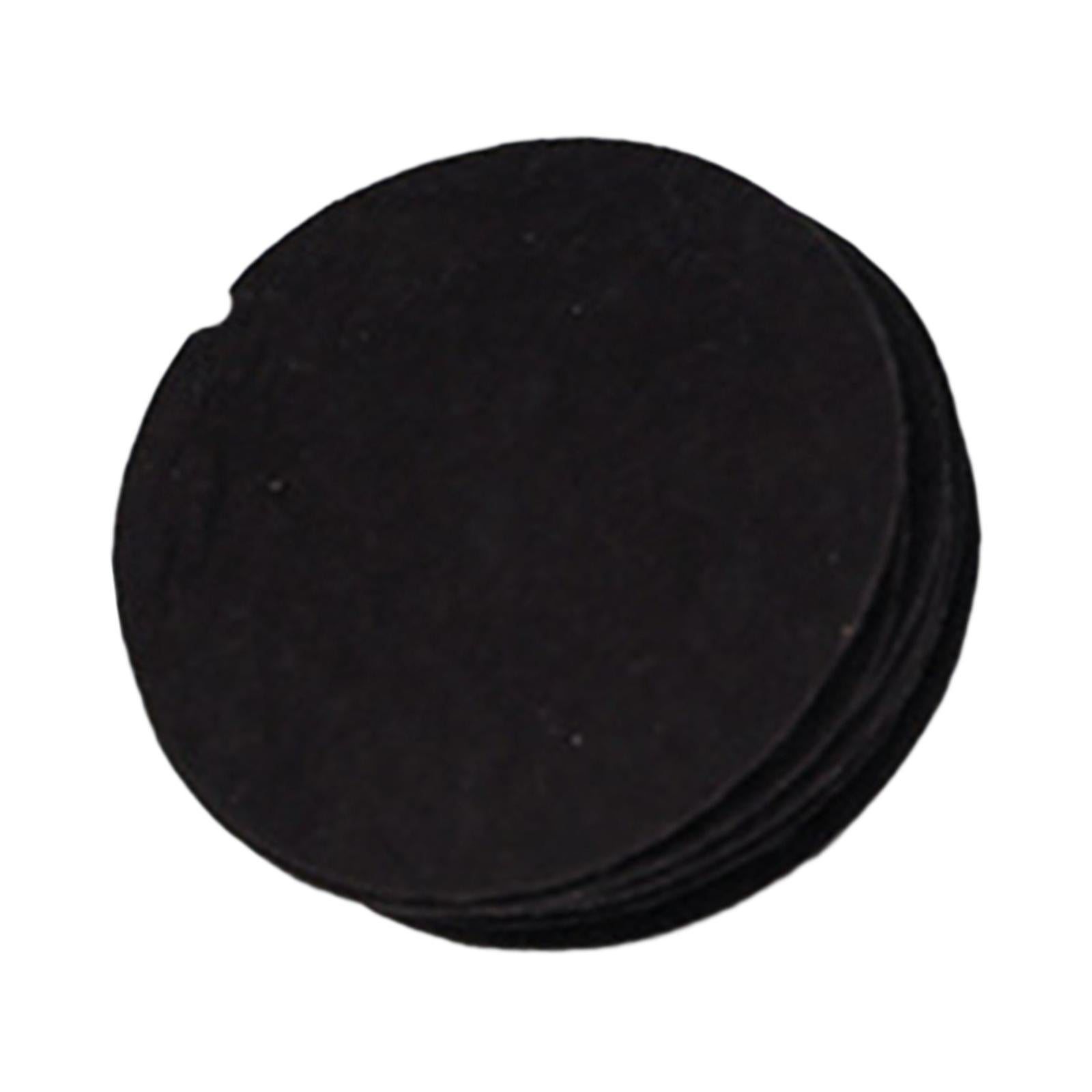 Non Woven Sheets Template Pads for Artificial Flower Making Brooch Handcraft 5cm Black