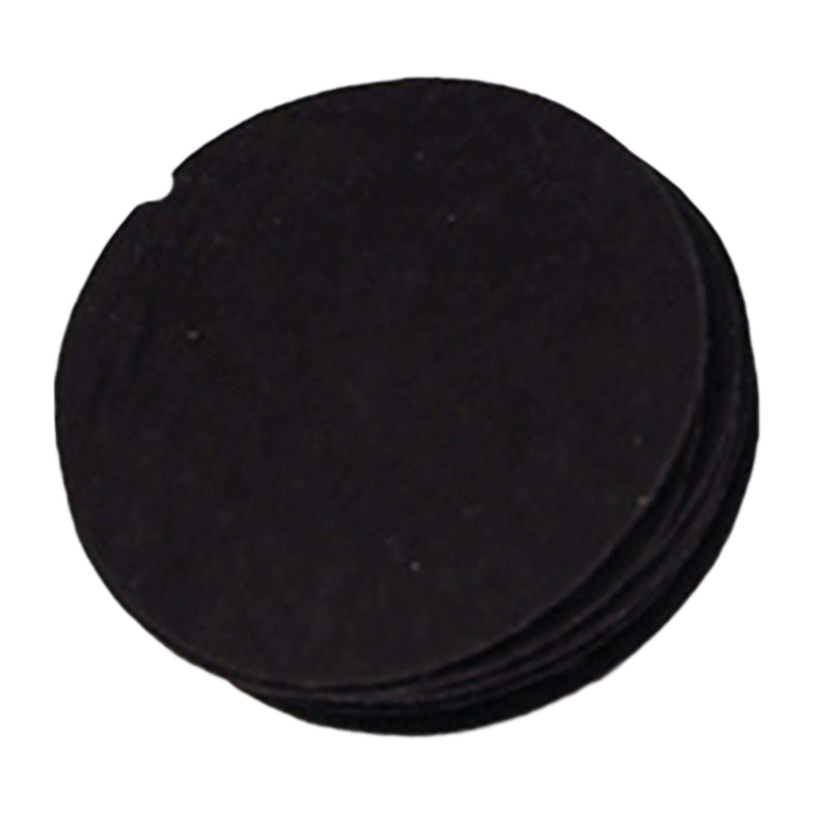 Non Woven Sheets Template Pads for Artificial Flower Making Brooch Handcraft 5cm Black
