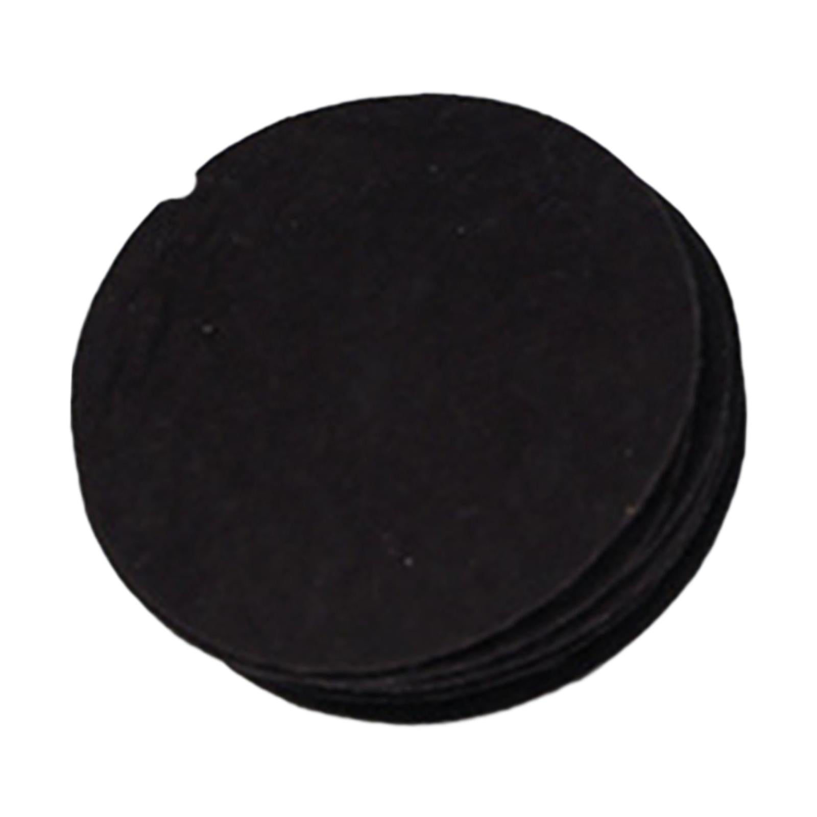Non Woven Sheets Template Pads for Artificial Flower Making Brooch Handcraft 5cm Black
