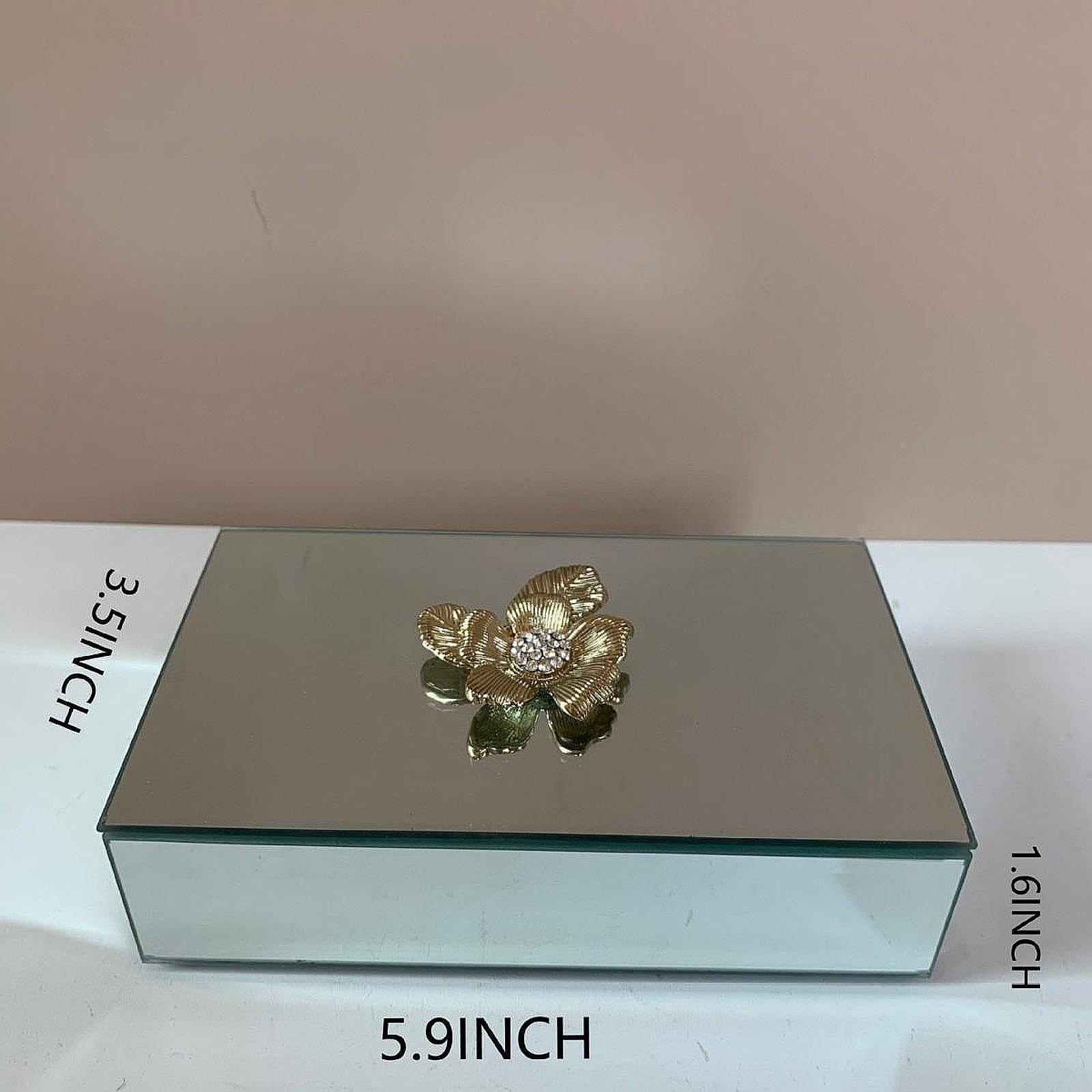 Jewelry Box for Women Portable Display Organizer for Rings Bracelet Birthday