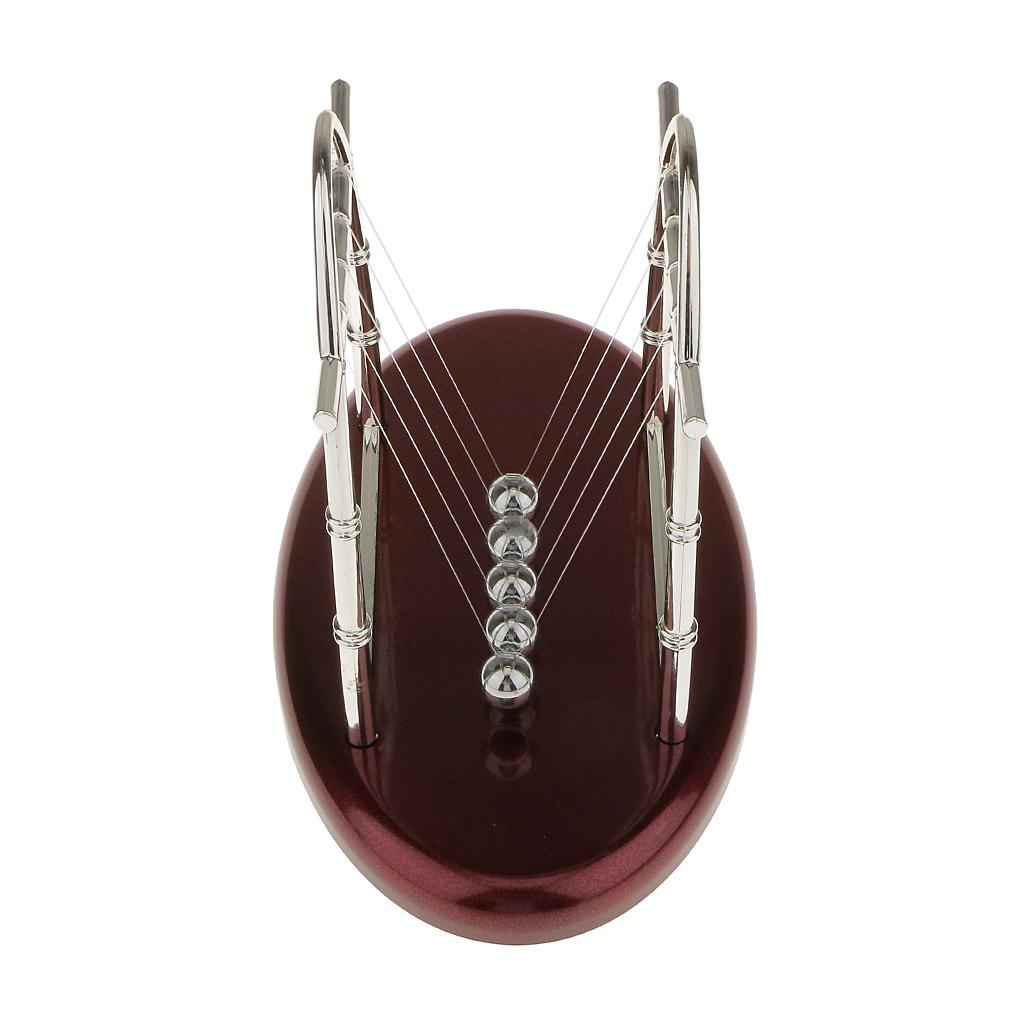Newton Cradle Balance Ball Physics Science Pendulum Educational Toy Arch-S