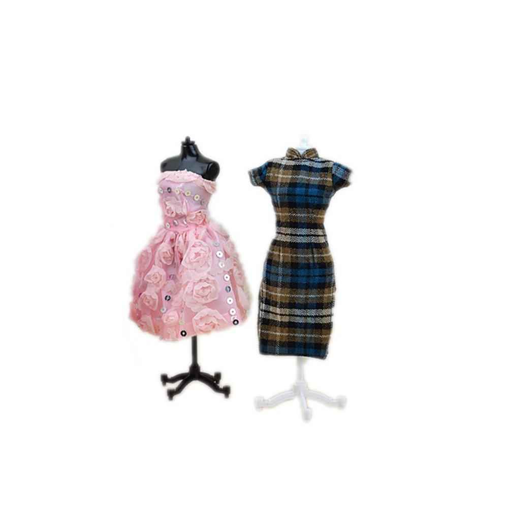 Display Holder Dress Clothes Mannequin Model Stand for Dolls Black