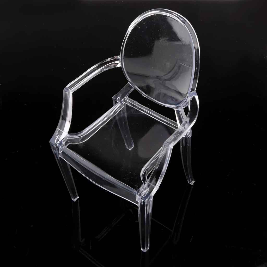 1/6 Plastic Dining Chair Furniture for Doll Armchair