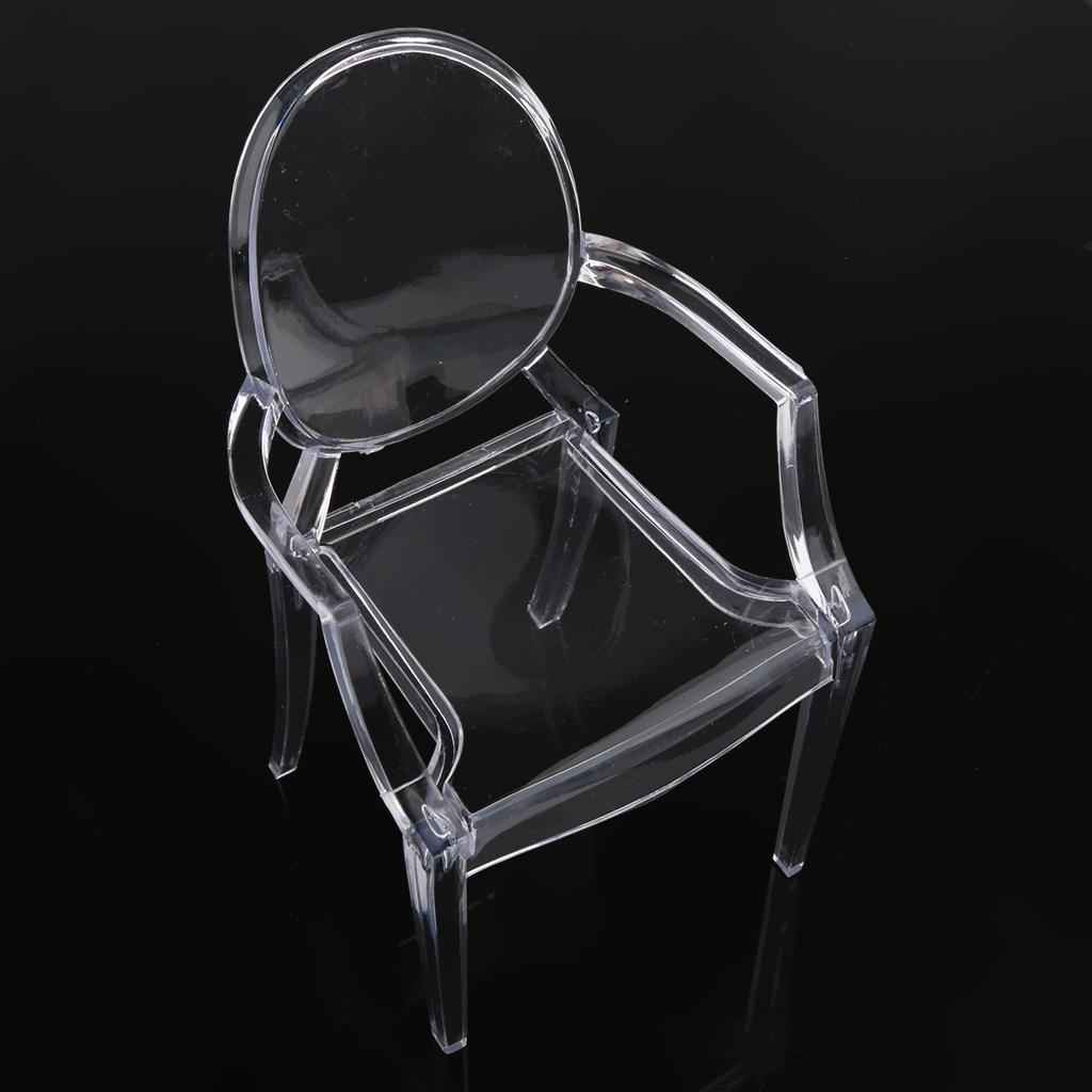 1/6 Plastic Dining Chair Furniture for Doll Armchair