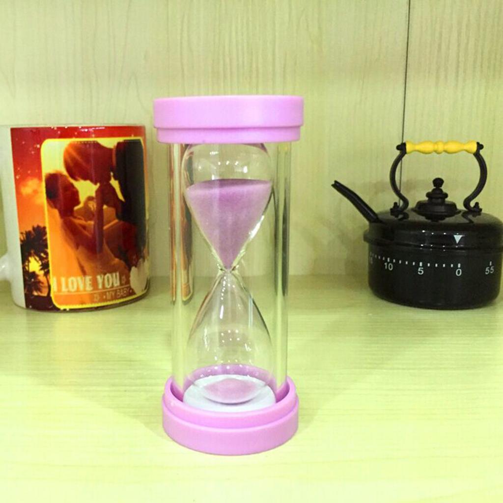 2x3 Minutes Round Sandglass Hourglass Sand Clock Timers Timing Tools Purple