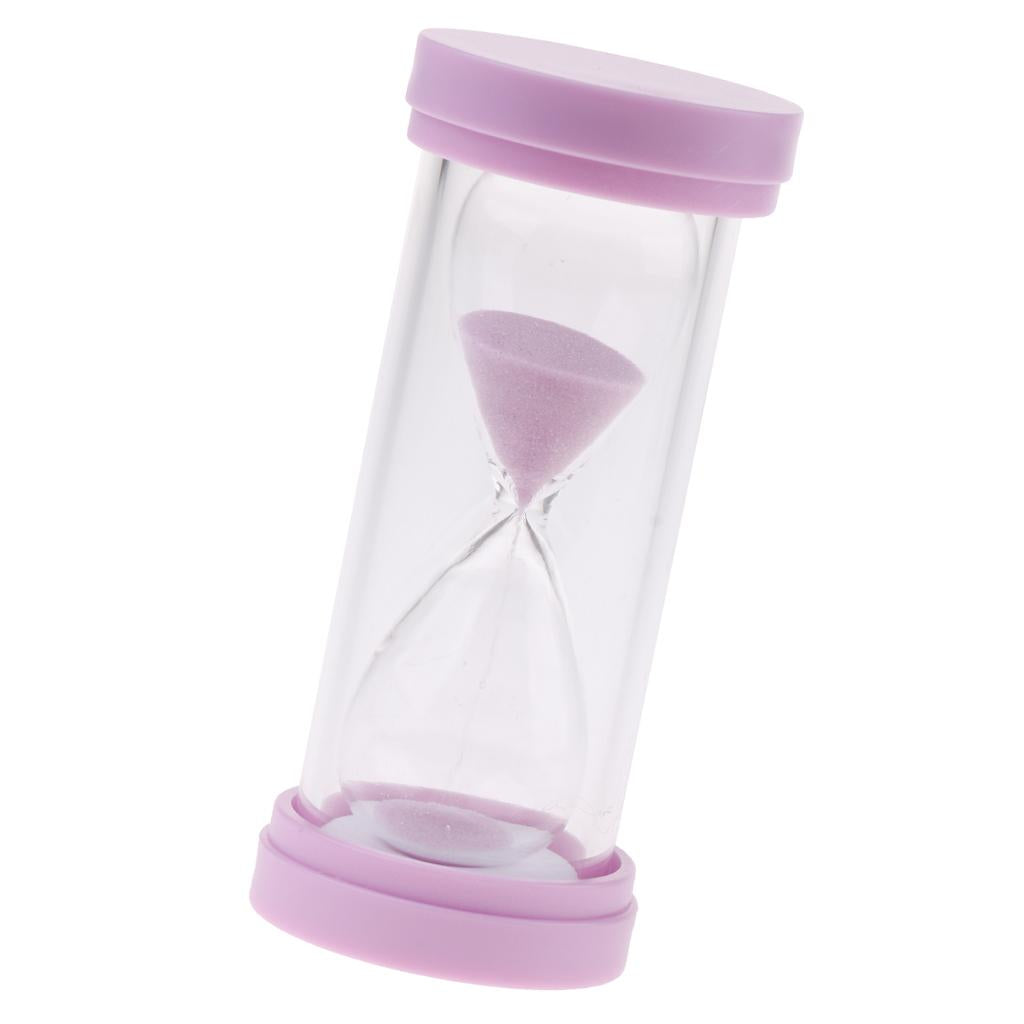 4x3 Minutes Round Sandglass Hourglass Sand Clock Timers Timing Tools Purple