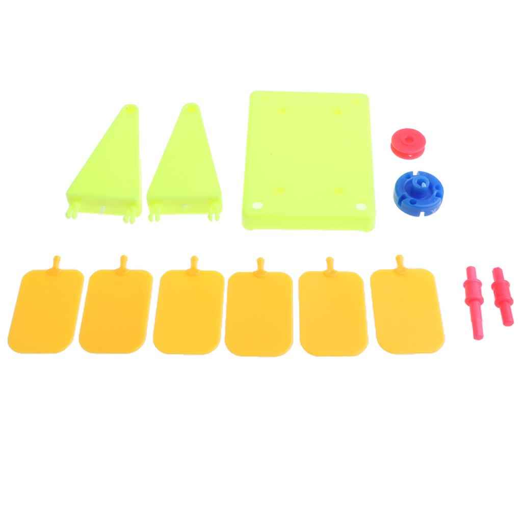 Kid Science Experiment Kits - DIY Water Wheel Model, School Educational Kit