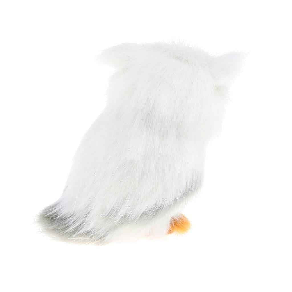 Vivid Simulation Plush Animal Model Figures Home Decoration Kids Toy Birthday Gift - Owl
